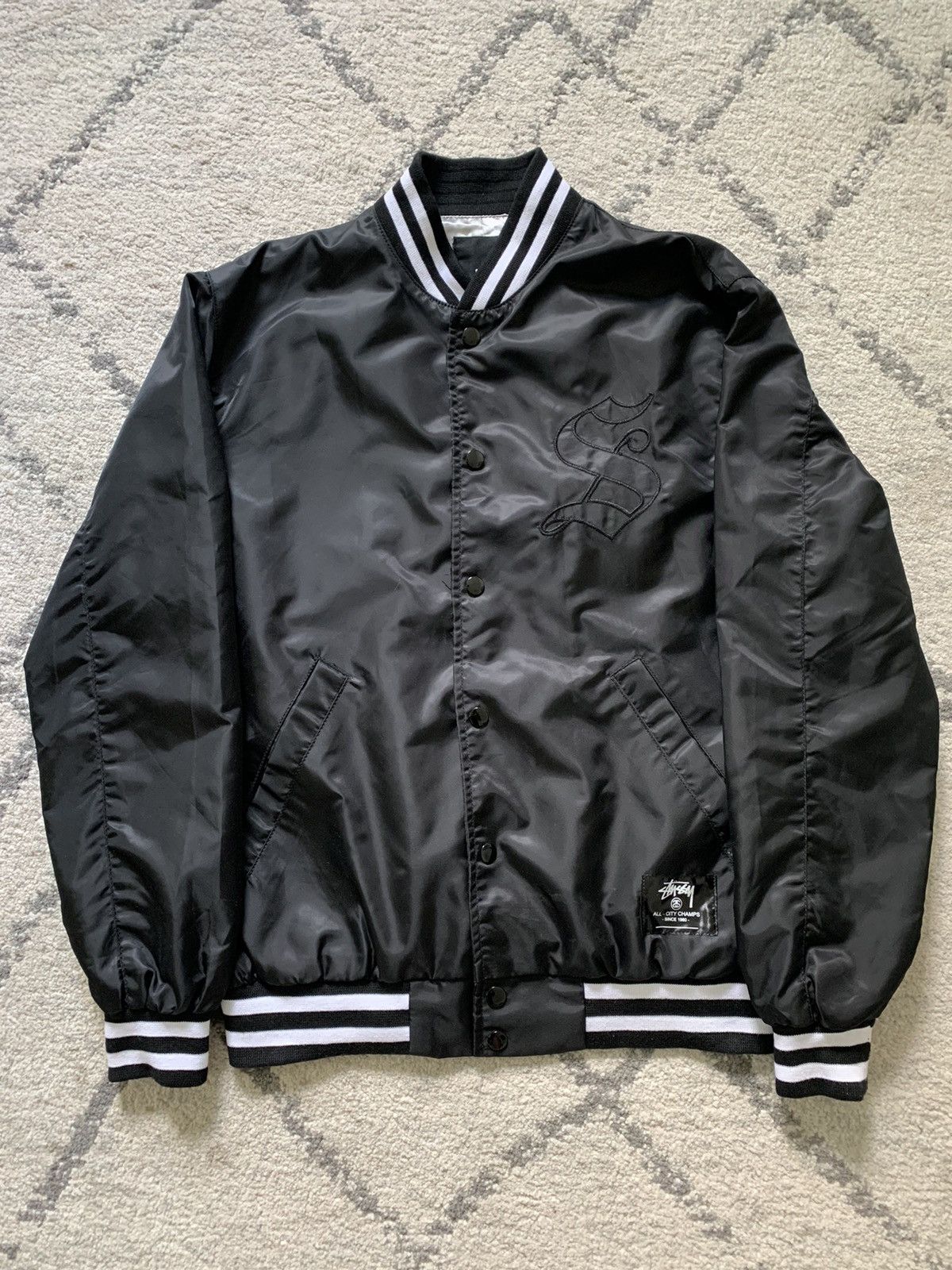 Stussy Stussy Nylon Varisty Jacket | Grailed