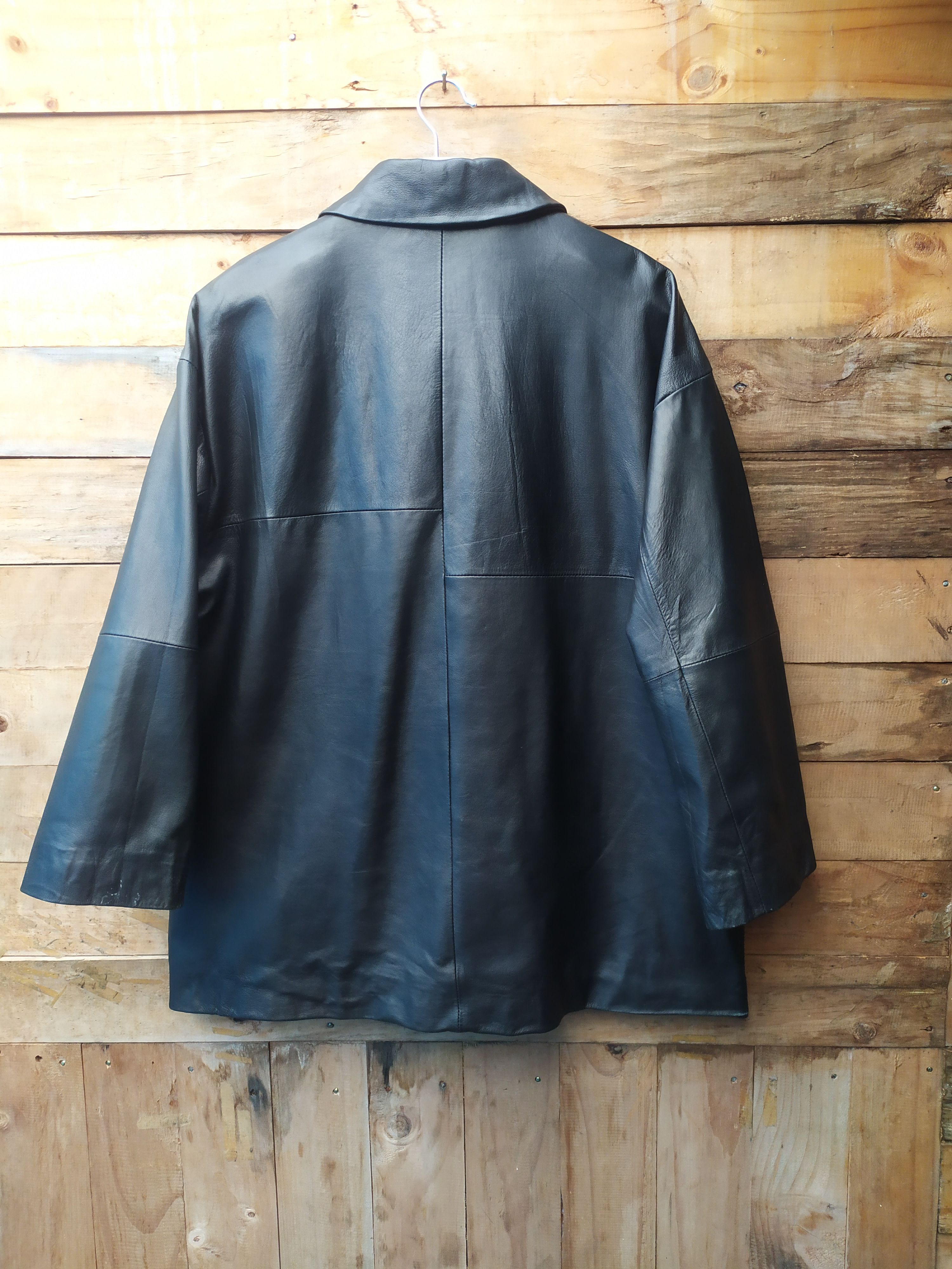 Designer × Hai Sporting Gear × Issey Miyake HAI SPORTING GEAR ISSEY MIYAKE LEATHER COACH JACKET Size US M / EU 48-50 / 2 - 9 Thumbnail