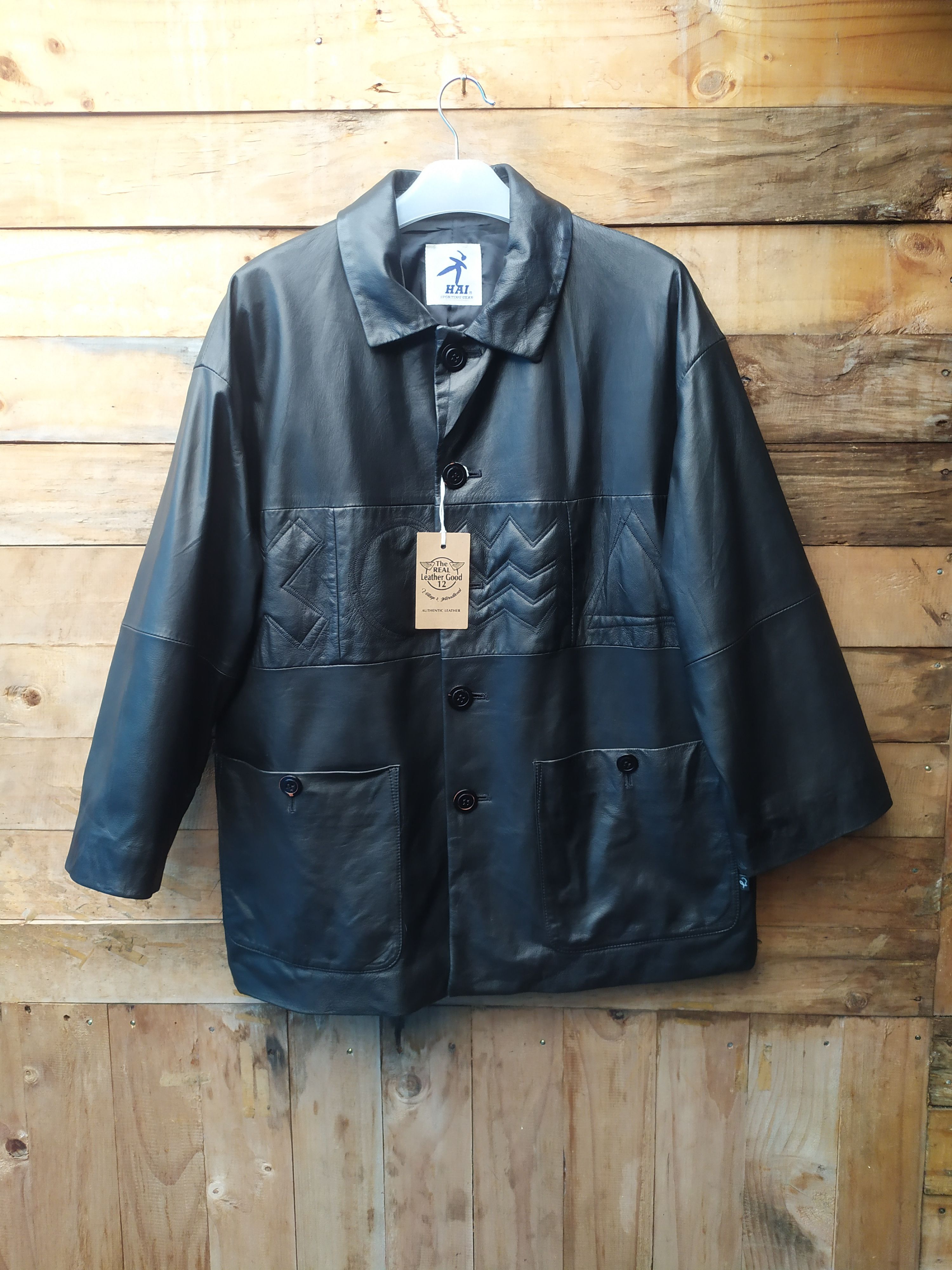 Designer × Hai Sporting Gear × Issey Miyake HAI SPORTING GEAR ISSEY MIYAKE LEATHER COACH JACKET Size US M / EU 48-50 / 2 - 1 Thumbnail