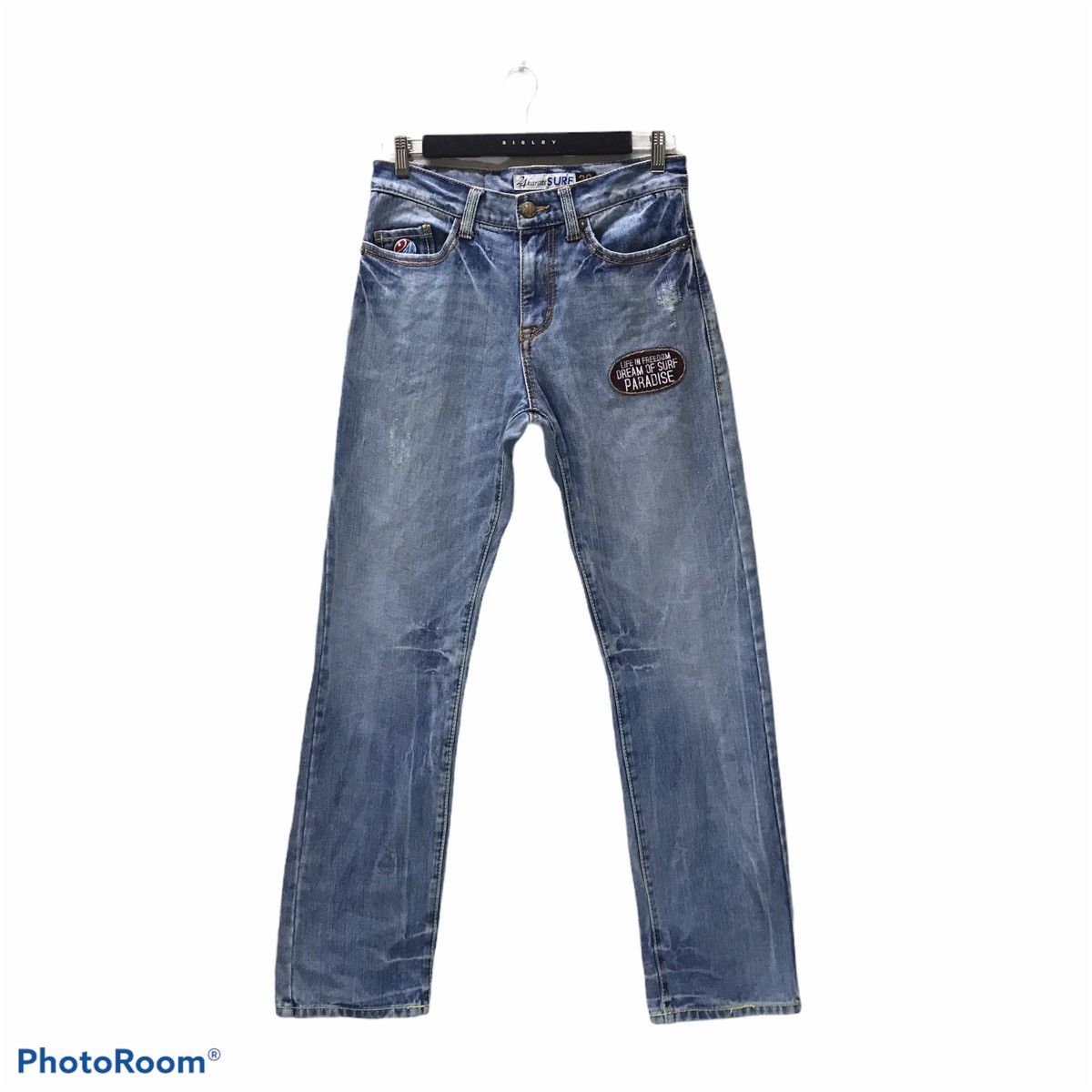 Japanese Brand Japanese Brand 24karats Denim Embroidery Jeans Size US 30 / EU 46 - 2 Thumbnail