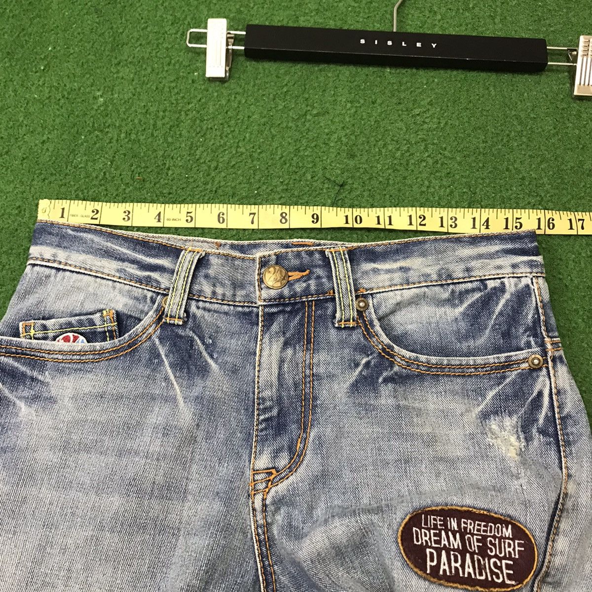 Japanese Brand Japanese Brand 24karats Denim Embroidery Jeans Size US 30 / EU 46 - 22 Thumbnail