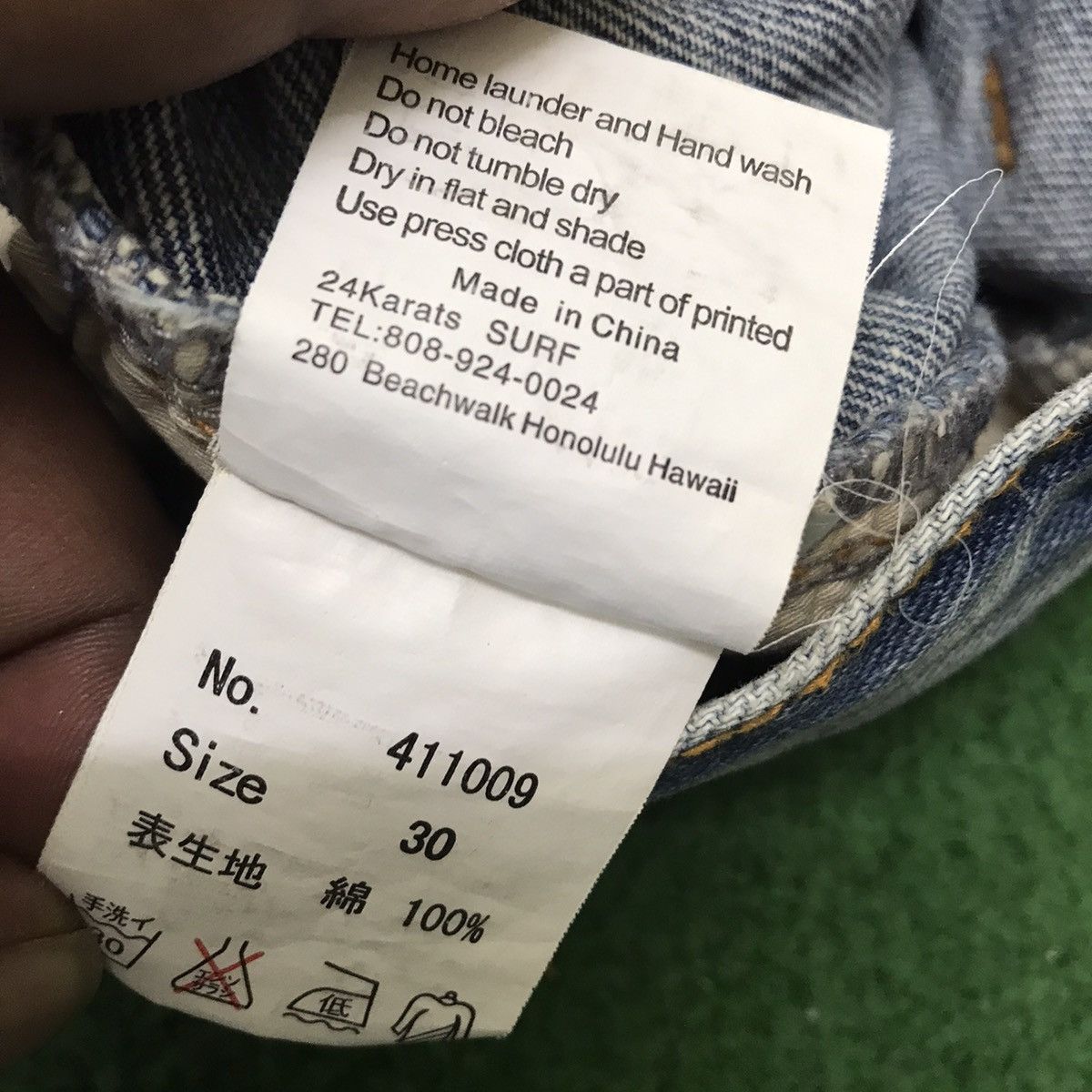 Japanese Brand Japanese Brand 24karats Denim Embroidery Jeans Size US 30 / EU 46 - 21 Thumbnail