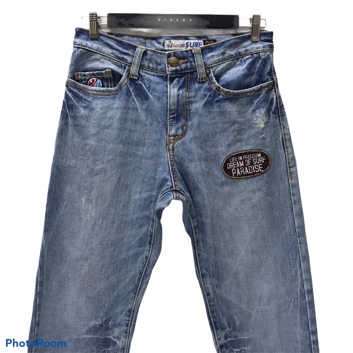 Japanese Brand Japanese Brand 24karats Denim Embroidery Jeans Size US 30 / EU 46 - 3 Thumbnail