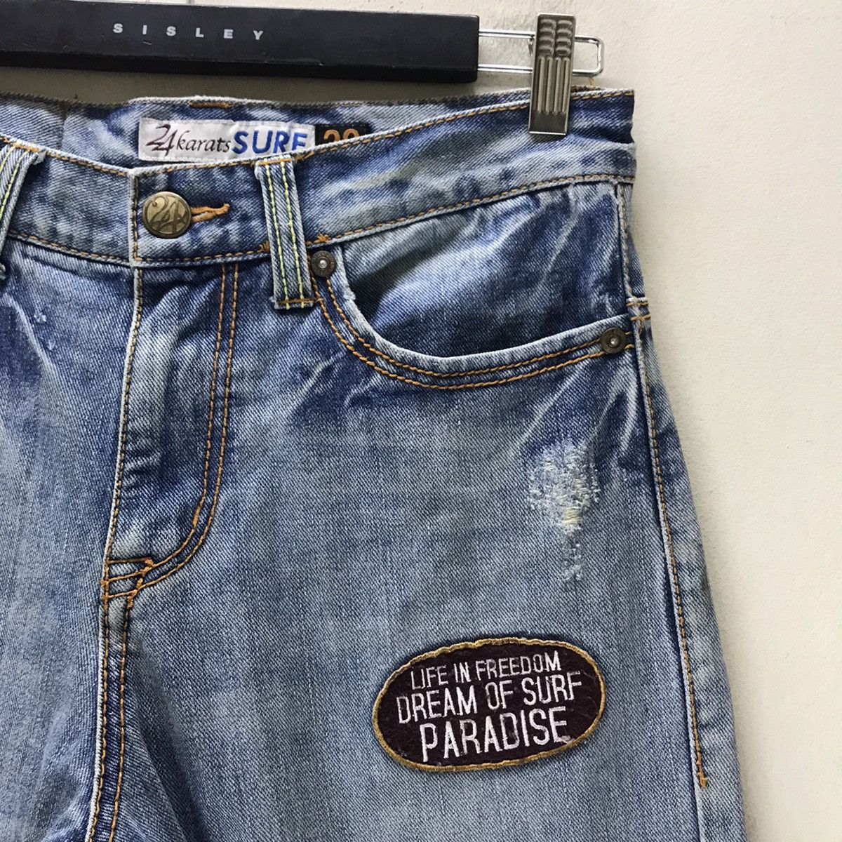 Japanese Brand Japanese Brand 24karats Denim Embroidery Jeans Size US 30 / EU 46 - 6 Thumbnail