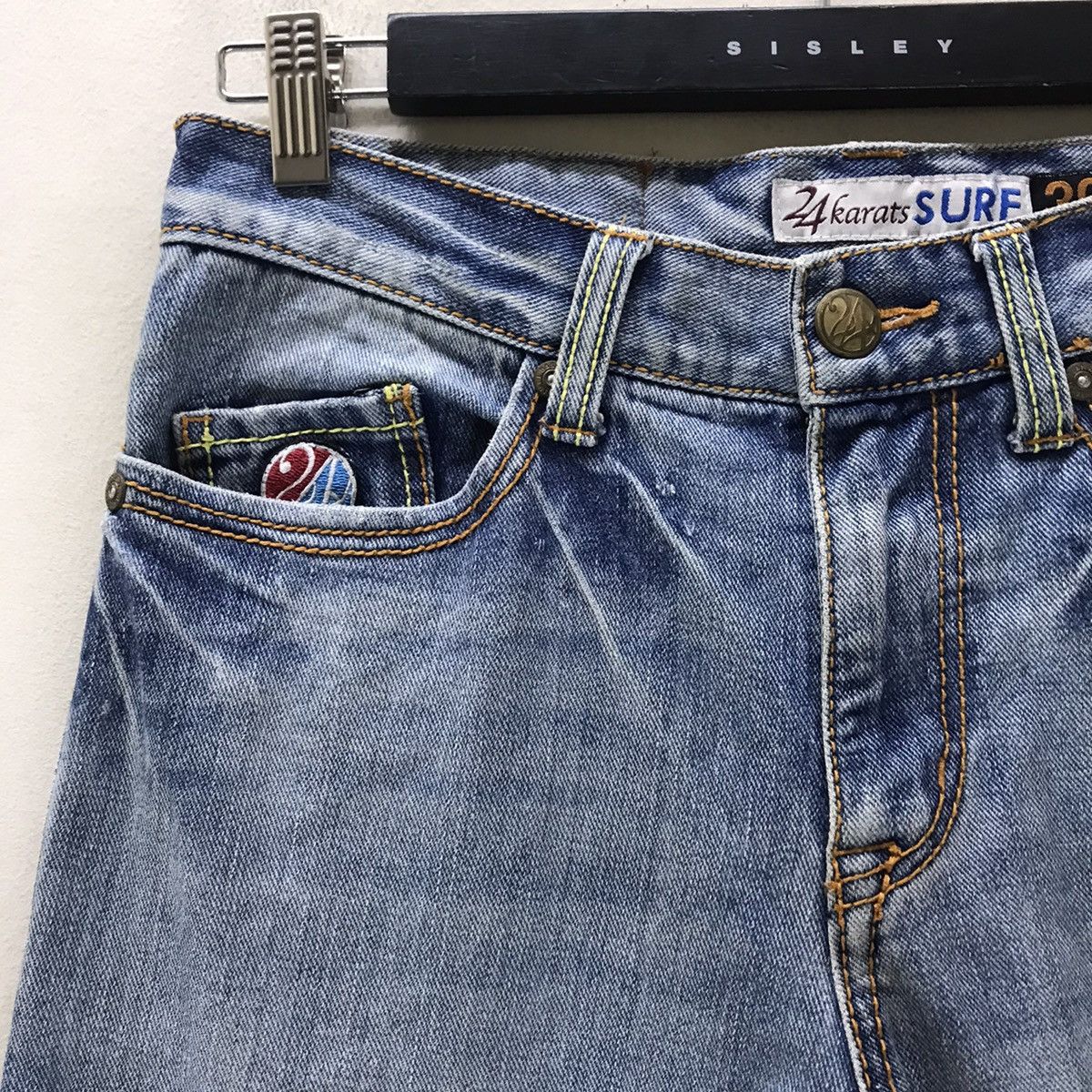Japanese Brand Japanese Brand 24karats Denim Embroidery Jeans Size US 30 / EU 46 - 5 Thumbnail