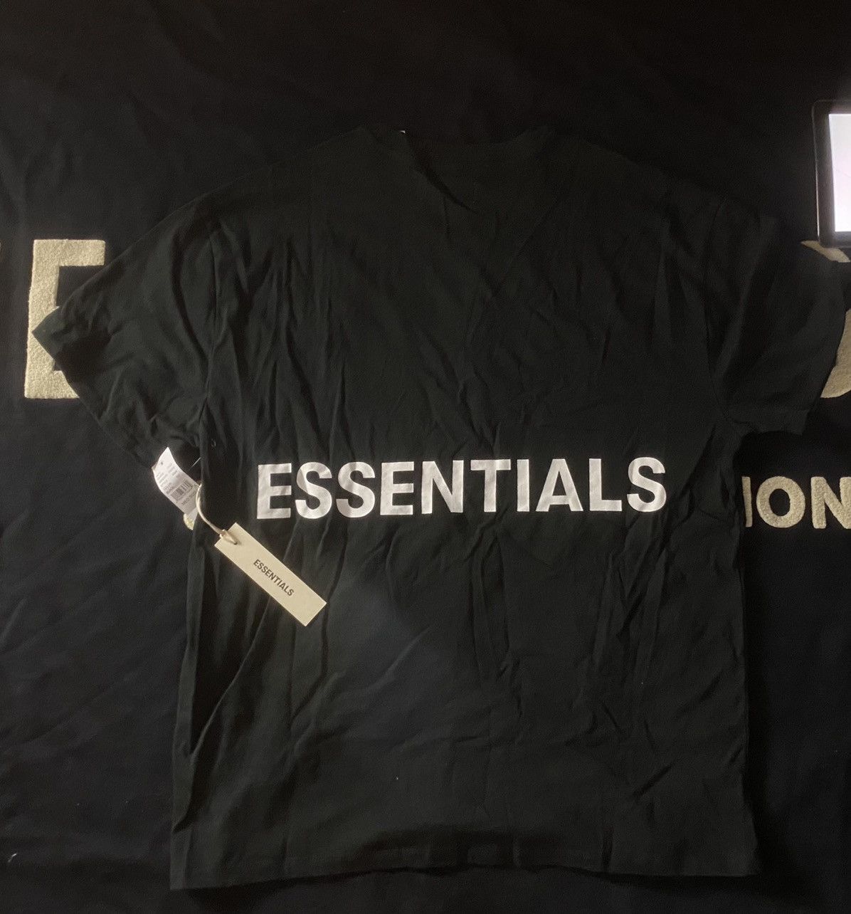 Pacsun Fear of god essentials boxy graphic tee | Grailed