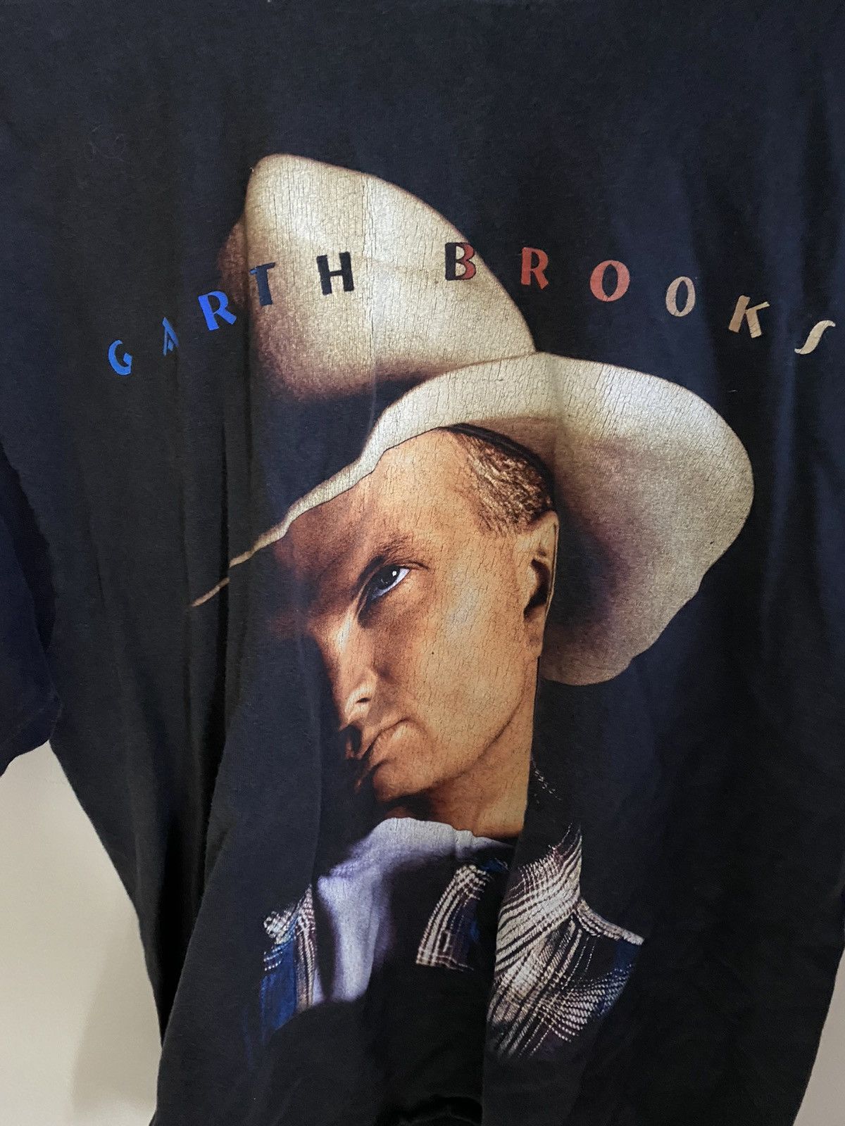 Vintage 90’s Vintage Country Rock Band Rap Tour Tee Garth Brooks Vtg Size US XL / EU 56 / 4 - 3 Thumbnail
