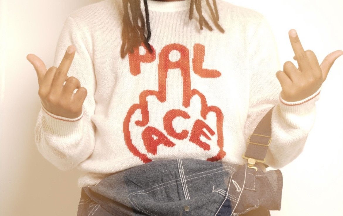 Palace finger up knit