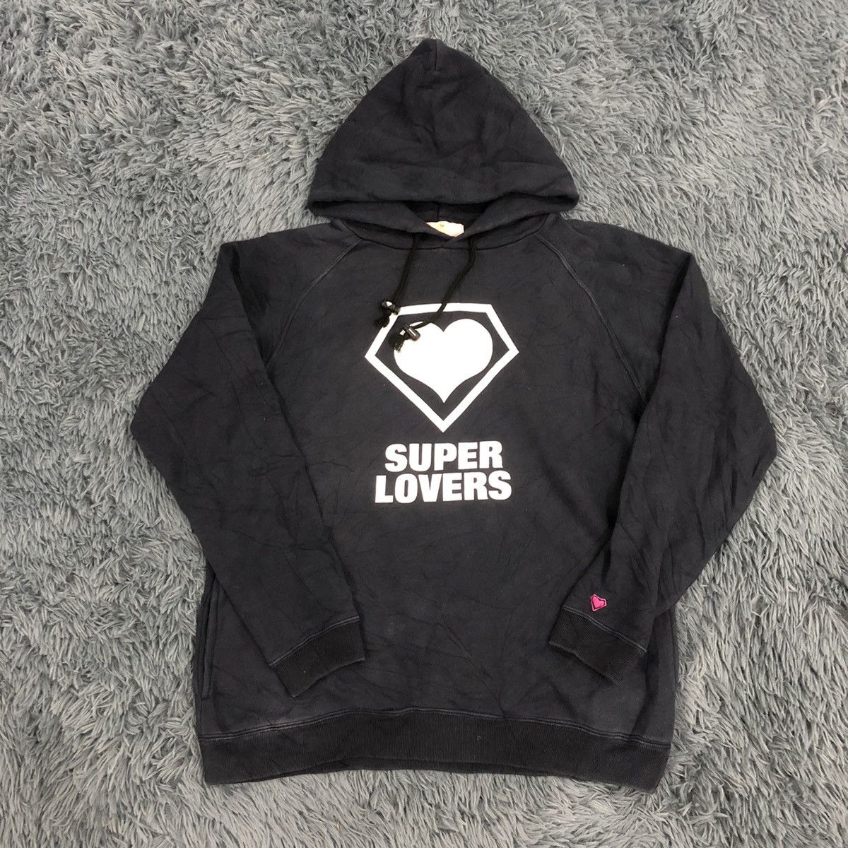 Japanese Brand Super Lovers Hoodie Size S / US 4 / IT 40 - 2 Thumbnail