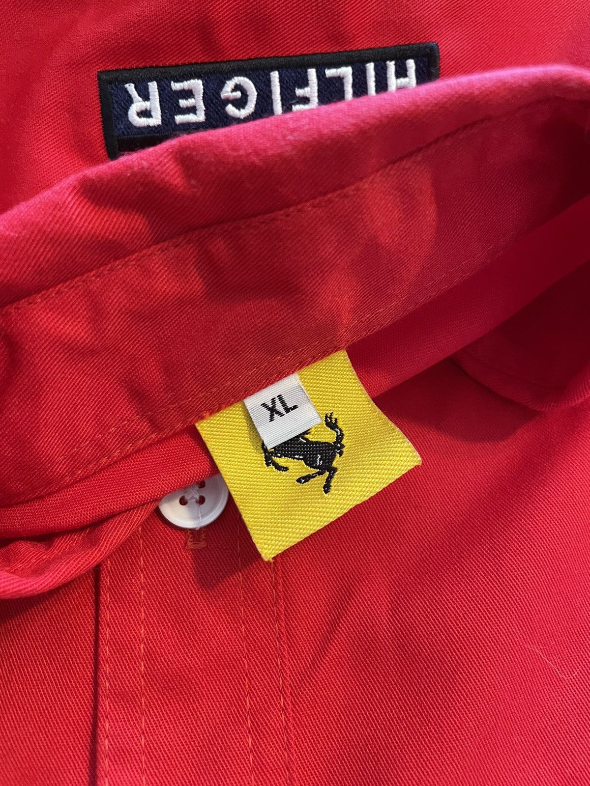 Ferrari × Vintage Vintage 90’s Ferrari x Tommy Hilfiger Button Up Size US XL / EU 56 / 4 - 4 Thumbnail