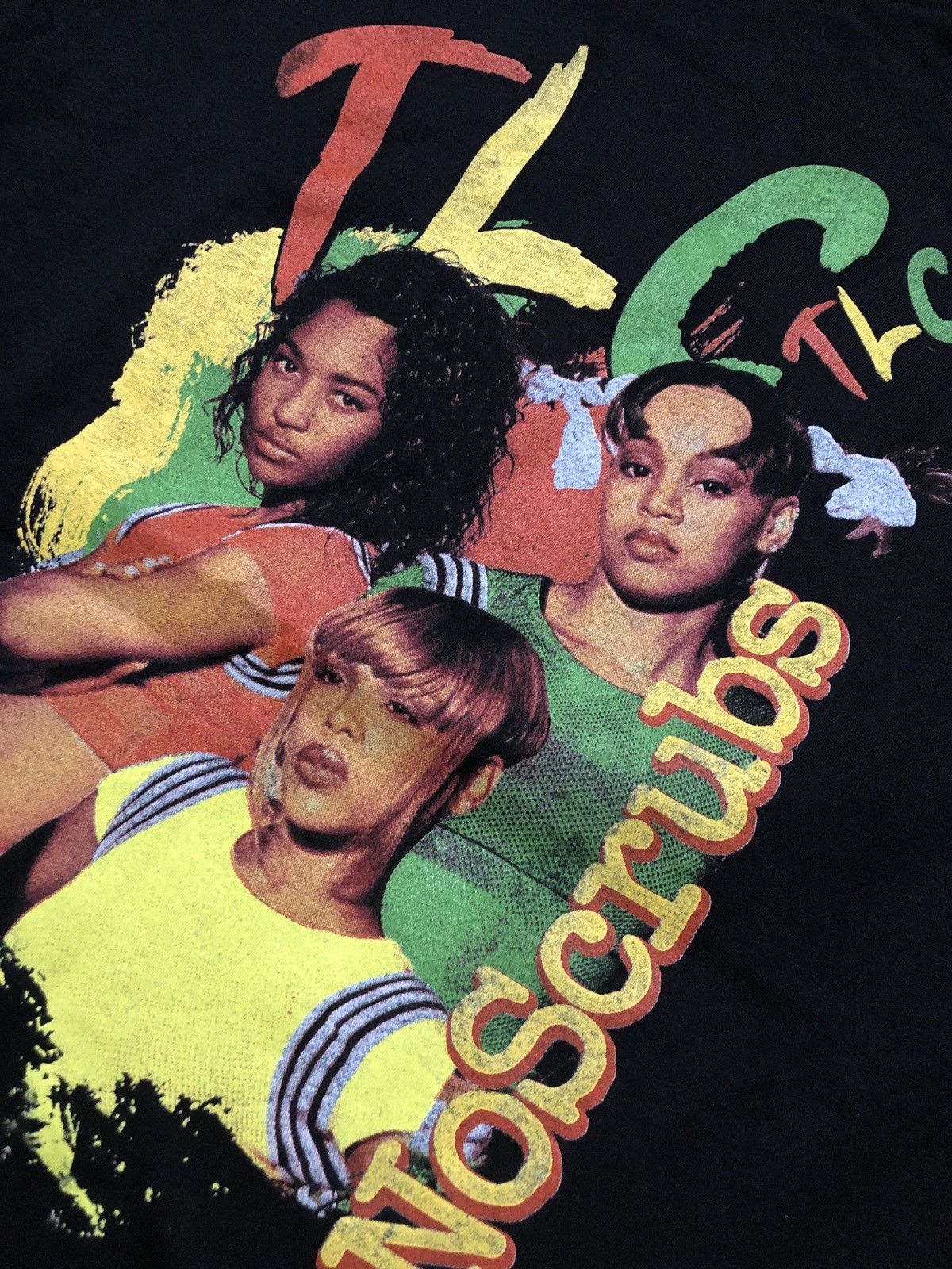 Band Tees × Rap Tees TLC No Scrubs Black Tee Size XS Size US XS / EU 42 / 0 - 4 Thumbnail