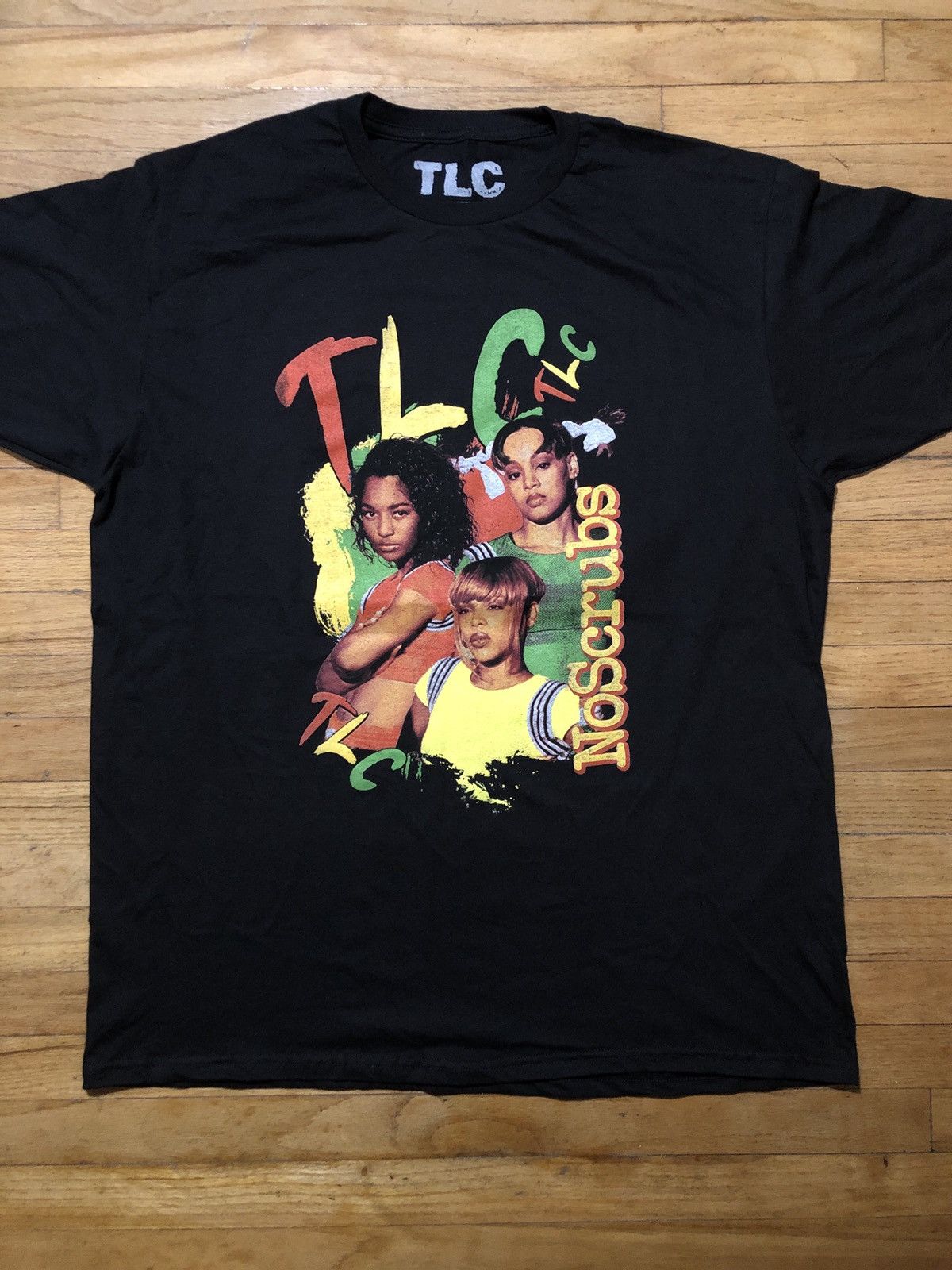 Band Tees × Rap Tees TLC No Scrubs Black Tee Size XS Size US XS / EU 42 / 0 - 1 Thumbnail