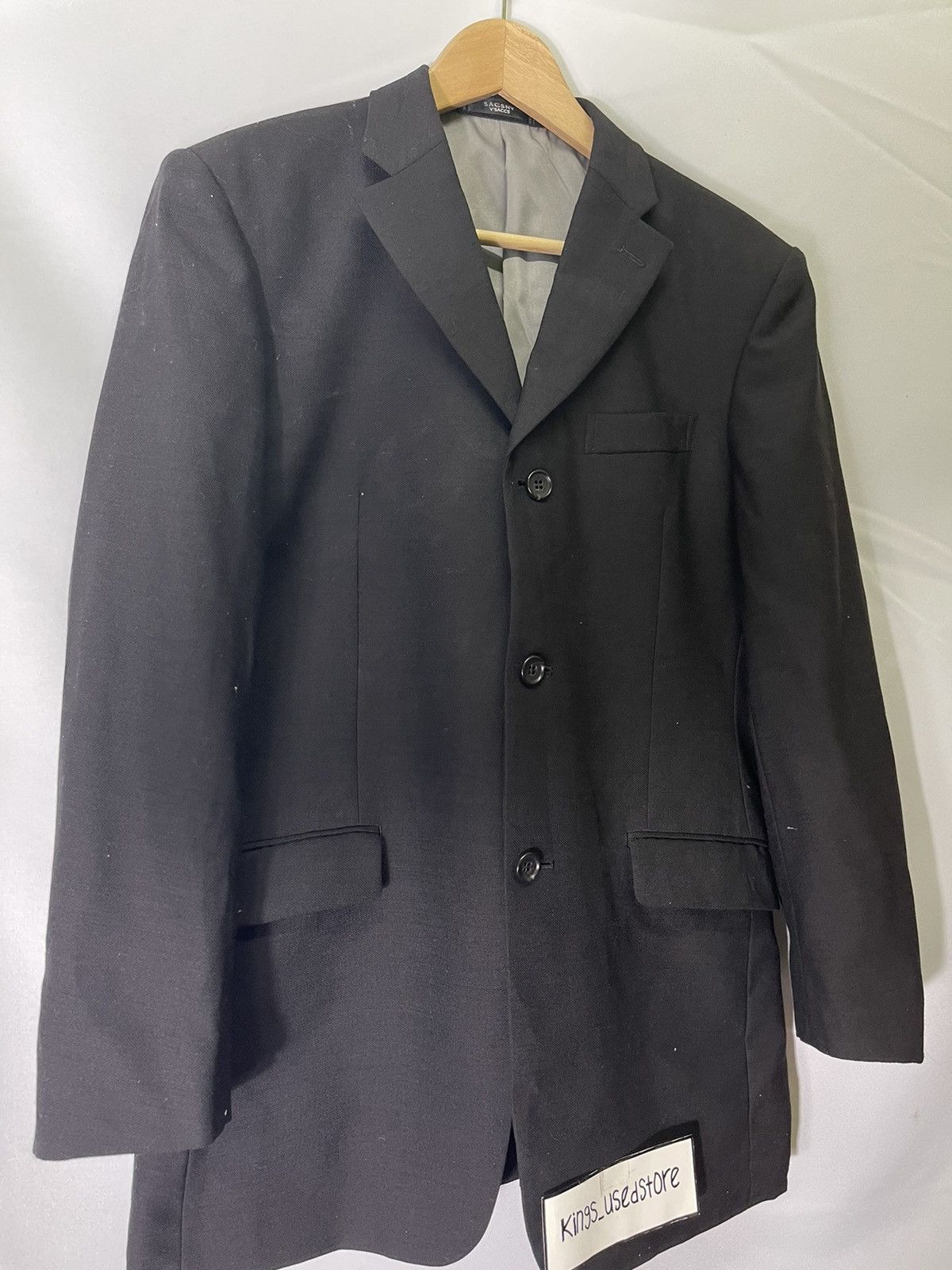 Y's for Men × Yohji Yamamoto YOHJI YAMAMOTO SACSNY YSACCS BLAZER JACKET Size 38S - 3 Thumbnail