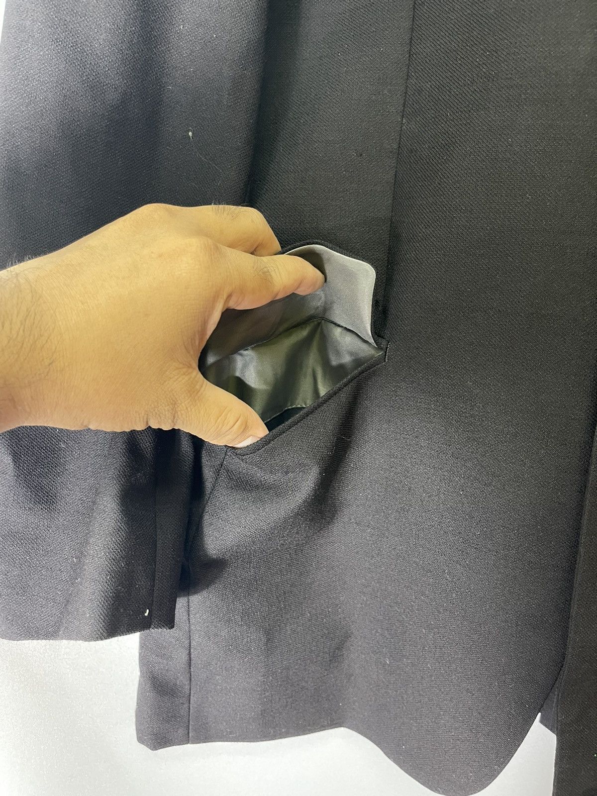 Y's for Men × Yohji Yamamoto YOHJI YAMAMOTO SACSNY YSACCS BLAZER JACKET Size 38S - 4 Thumbnail