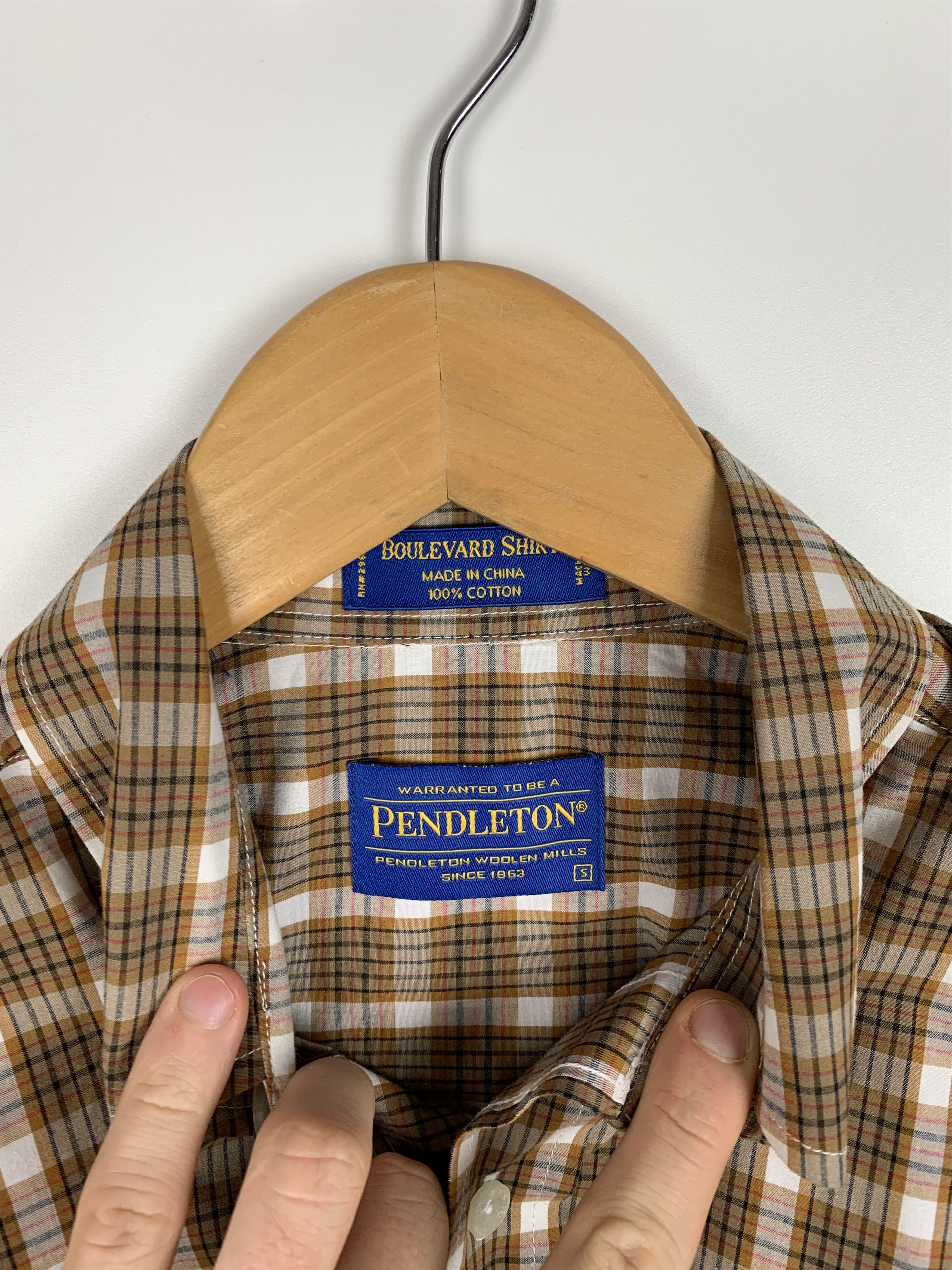 Pendleton Pendleton Boulevard Button Down Shirt Plaid Cotton Size S Size US S / EU 44-46 / 1 - 6 Thumbnail