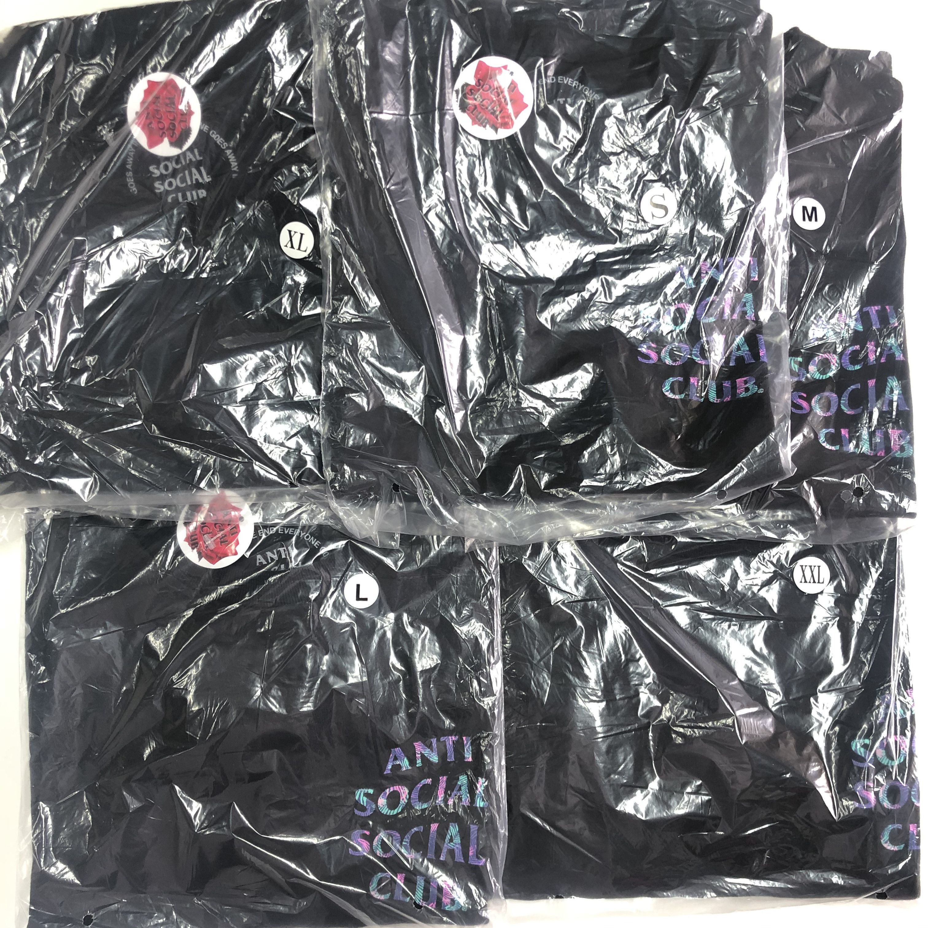 Anti Social Social Club × Members Only DS ASSC Kiss the wall Black Tee BAPE KITH FTP FOG CDG OOTD Size US XXL / EU 58 / 5 - 7 Thumbnail