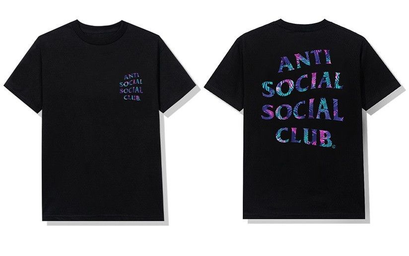 Anti Social Social Club × Members Only DS ASSC Kiss the wall Black Tee BAPE KITH FTP FOG CDG OOTD Size US XXL / EU 58 / 5 - 6 Thumbnail