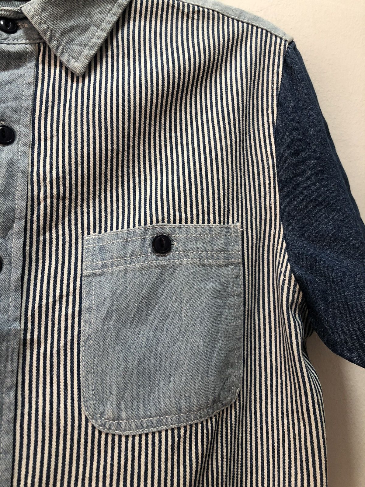 Designer × Japanese Brand MOVENPICK Shirt Denim Work Wear Japan Size US M / EU 48-50 / 2 - 3 Thumbnail