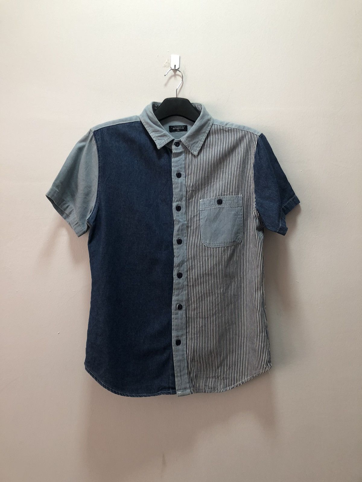 Designer × Japanese Brand MOVENPICK Shirt Denim Work Wear Japan Size US M / EU 48-50 / 2 - 1 Thumbnail