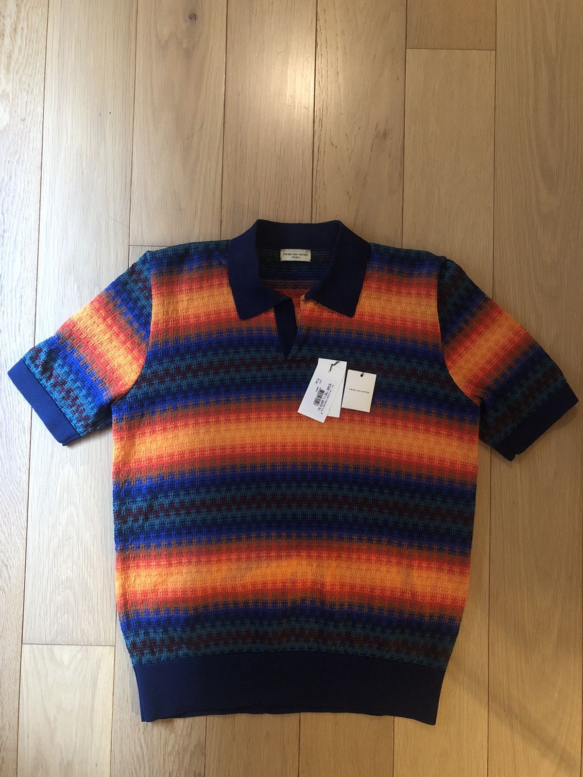 Dries Van Noten Dries Van Noten Network Short Sleeved Polo Shirt Size US M / EU 48-50 / 2 - 1 Thumbnail