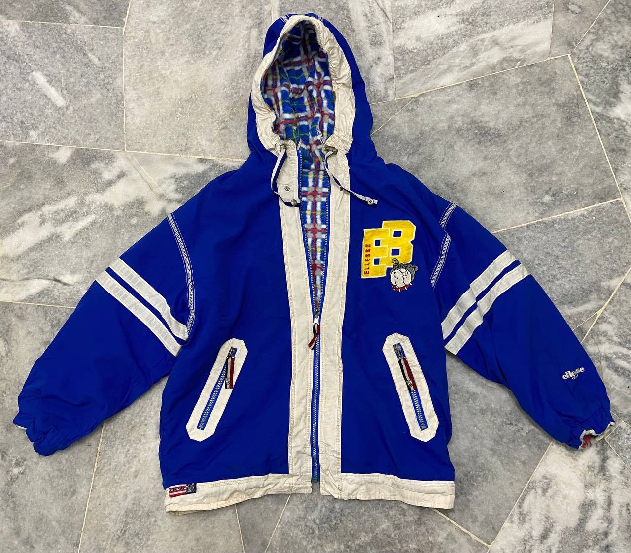 Ellesse Ellese Ski X Bulldogs Reversible Jackets Size US XL / EU 56 / 4 - 1 Thumbnail