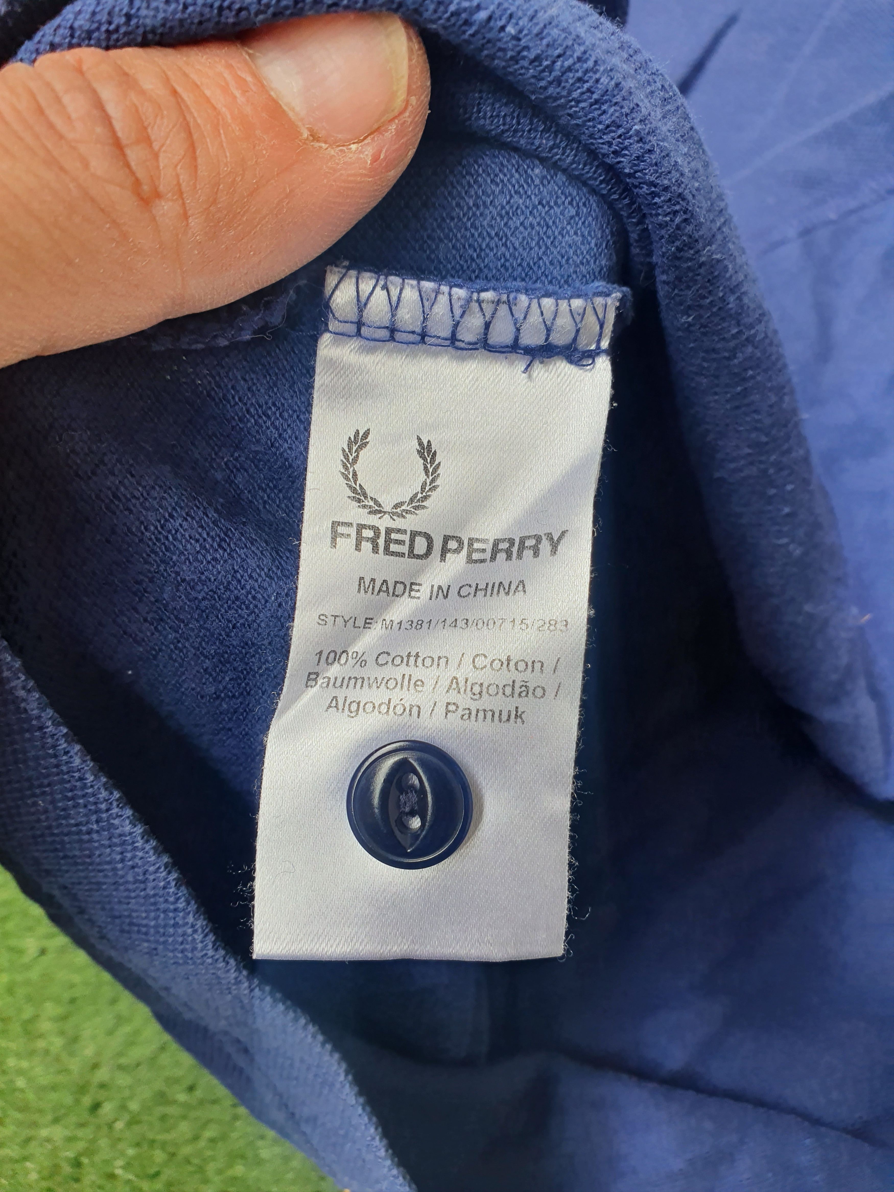 Fred Perry Fred Perry pocket Polo/Golf blue t-shirt,size L Size US L / EU 52-54 / 3 - 8 Thumbnail