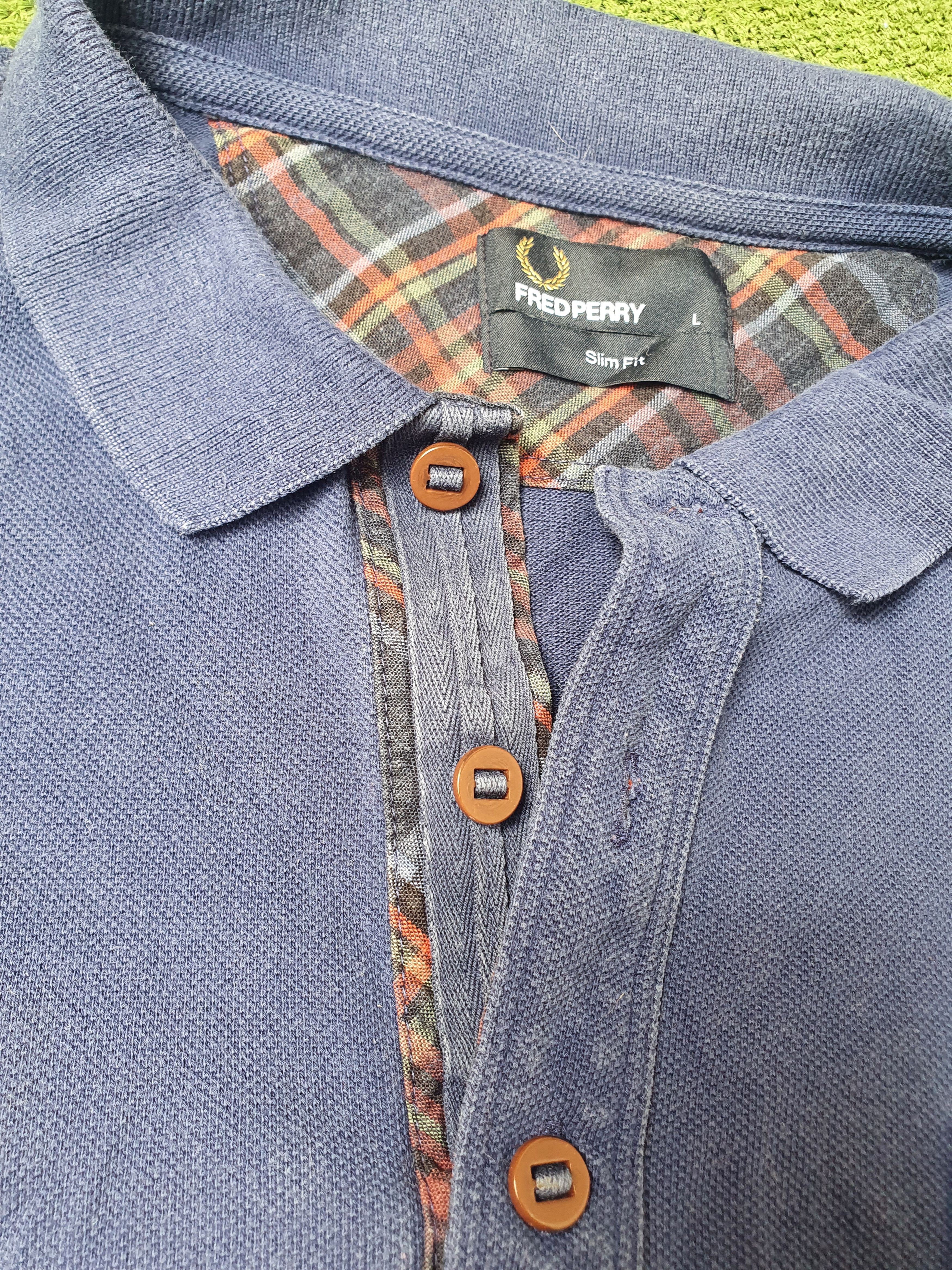 Fred Perry Fred Perry pocket Polo/Golf blue t-shirt,size L Size US L / EU 52-54 / 3 - 7 Thumbnail