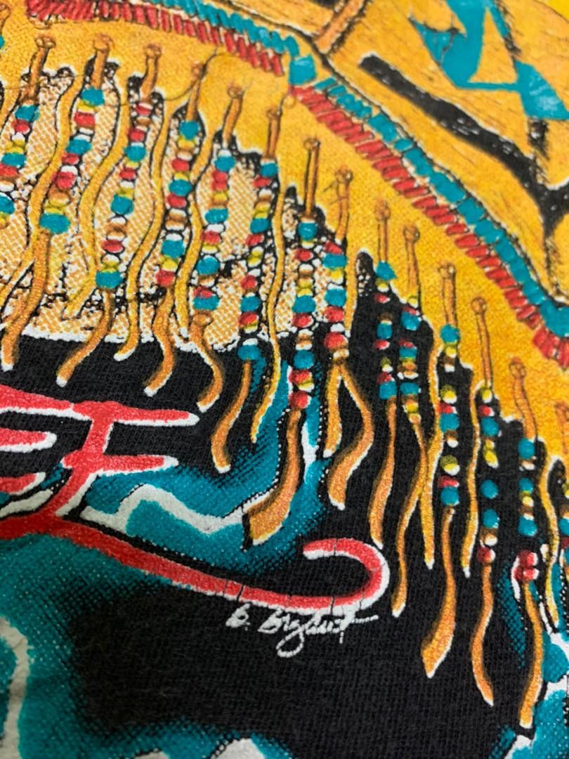 Vintage Vintage Amerian Thunder Native Red Indian Mother Size US XL / EU 56 / 4 - 4 Thumbnail