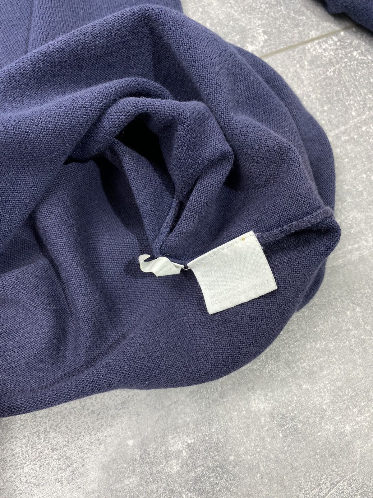 Vintage × Yves Saint Laurent Yves saint Laurent big logo sweater navy Size US M / EU 48-50 / 2 - 4 Thumbnail