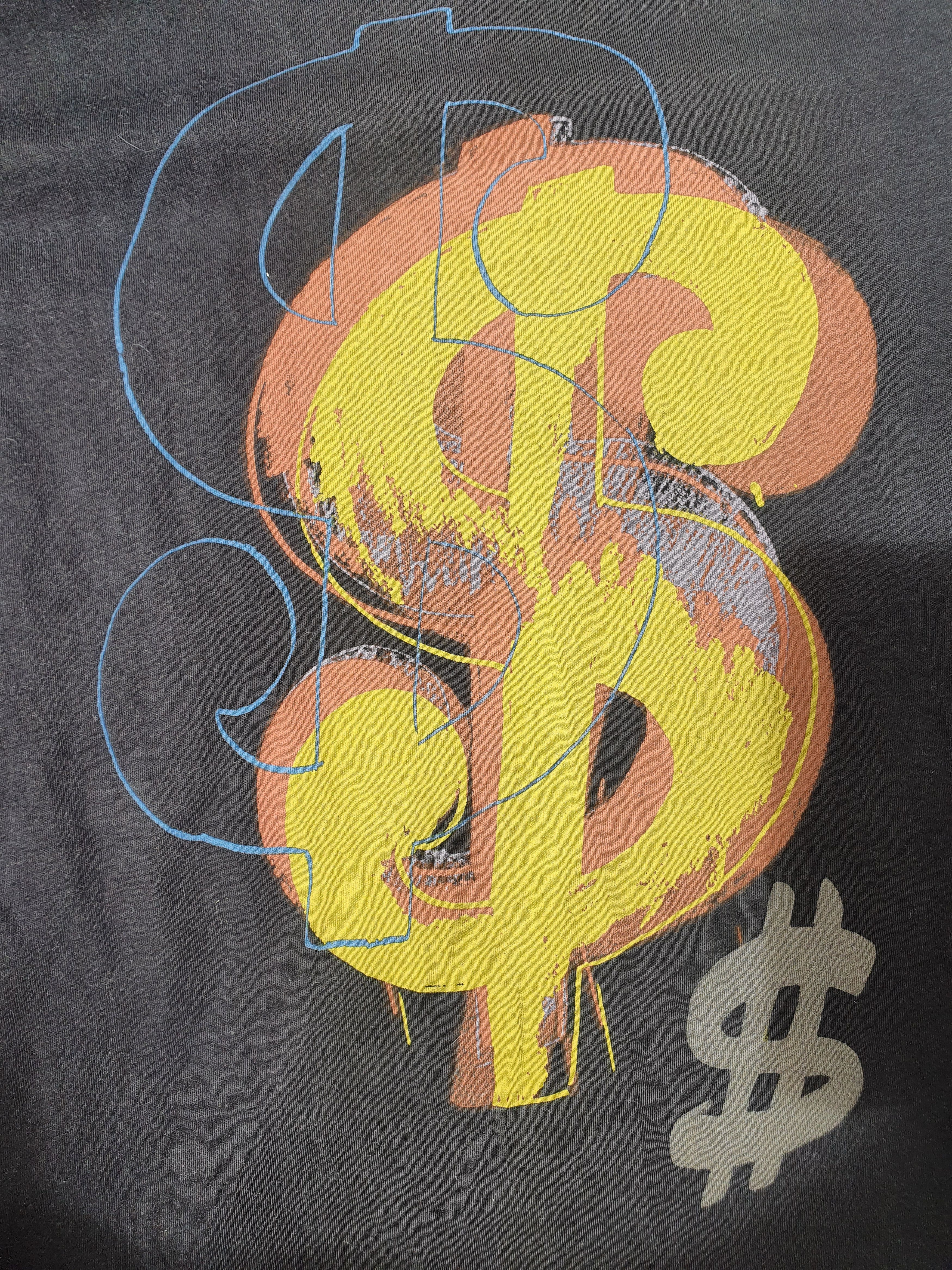 Andy Warhol Andy Warhol Dollar $ Sign SWAG t-shirt,sz M Size US M / EU 48-50 / 2 - 4 Thumbnail