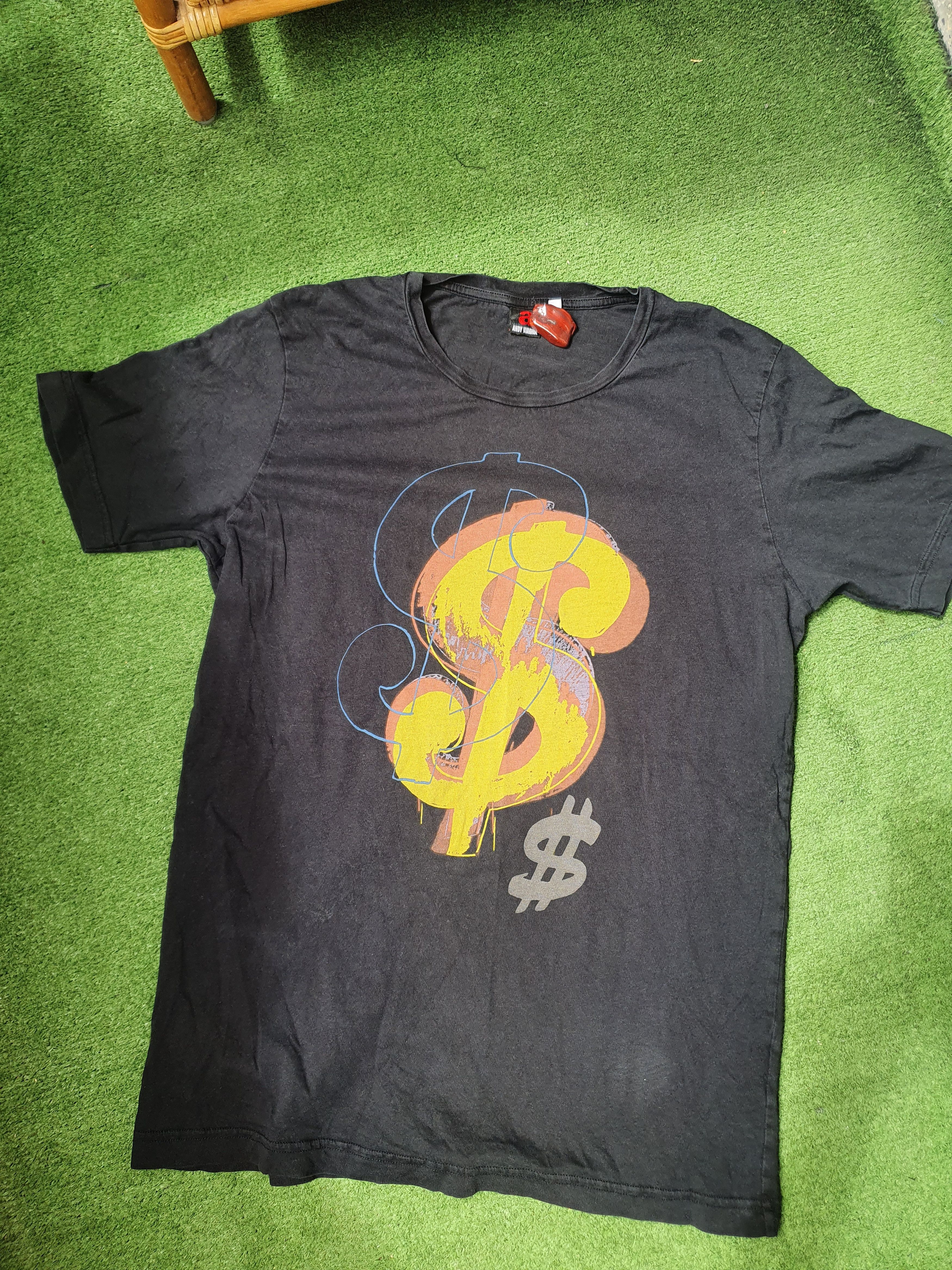 Andy Warhol Andy Warhol Dollar $ Sign SWAG t-shirt,sz M Size US M / EU 48-50 / 2 - 2 Thumbnail