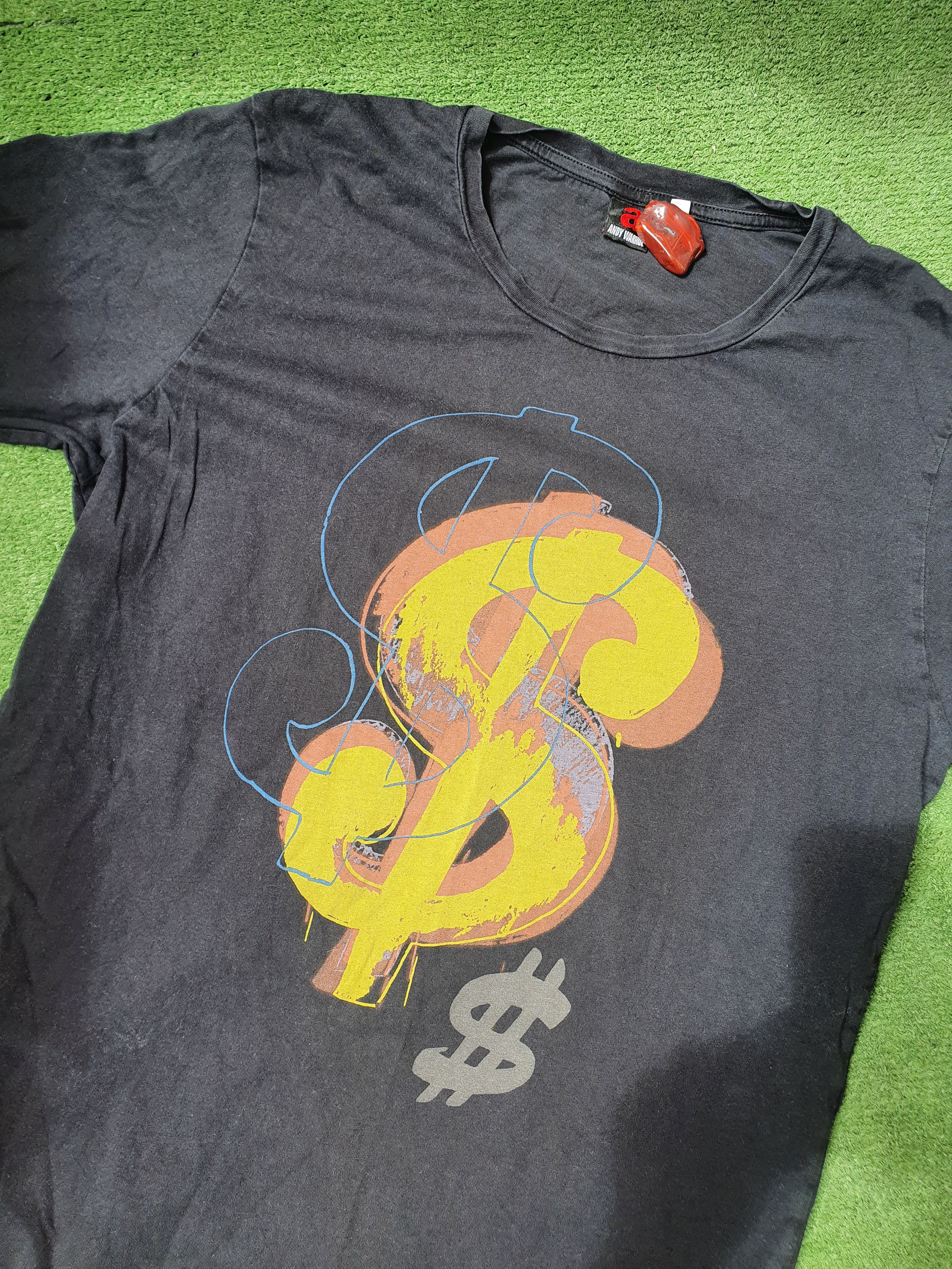 Andy Warhol Andy Warhol Dollar $ Sign SWAG t-shirt,sz M Size US M / EU 48-50 / 2 - 1 Thumbnail