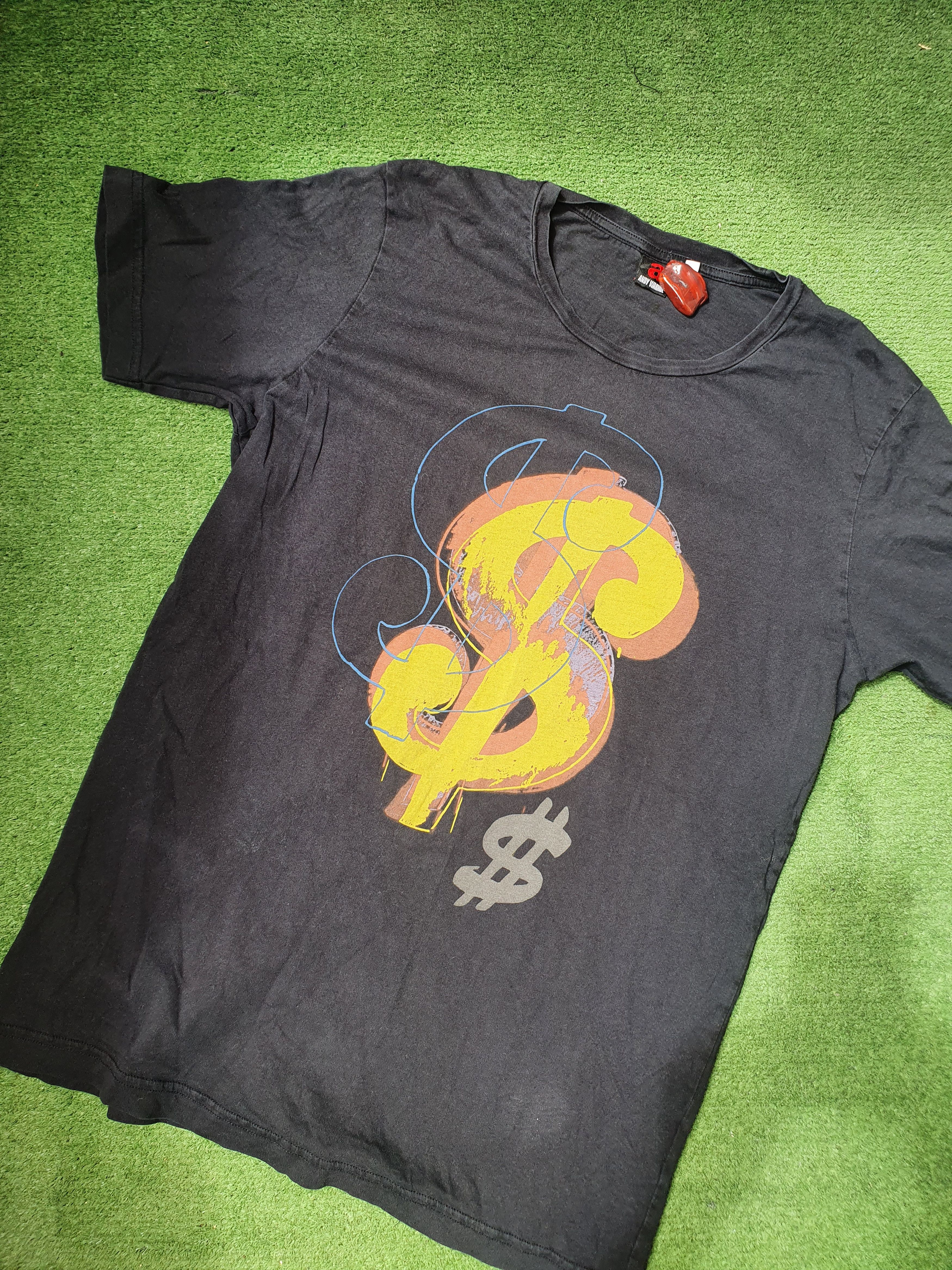 Andy Warhol Andy Warhol Dollar $ Sign SWAG t-shirt,sz M Size US M / EU 48-50 / 2 - 3 Thumbnail