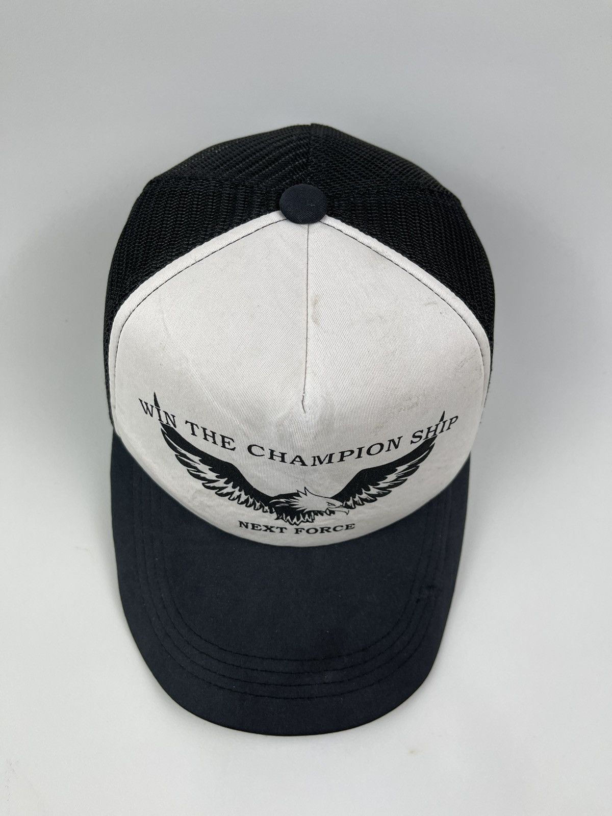 Japanese Brand Win The Champion Ship Next Force Trucker Hat Size ONE SIZE - 6 Thumbnail