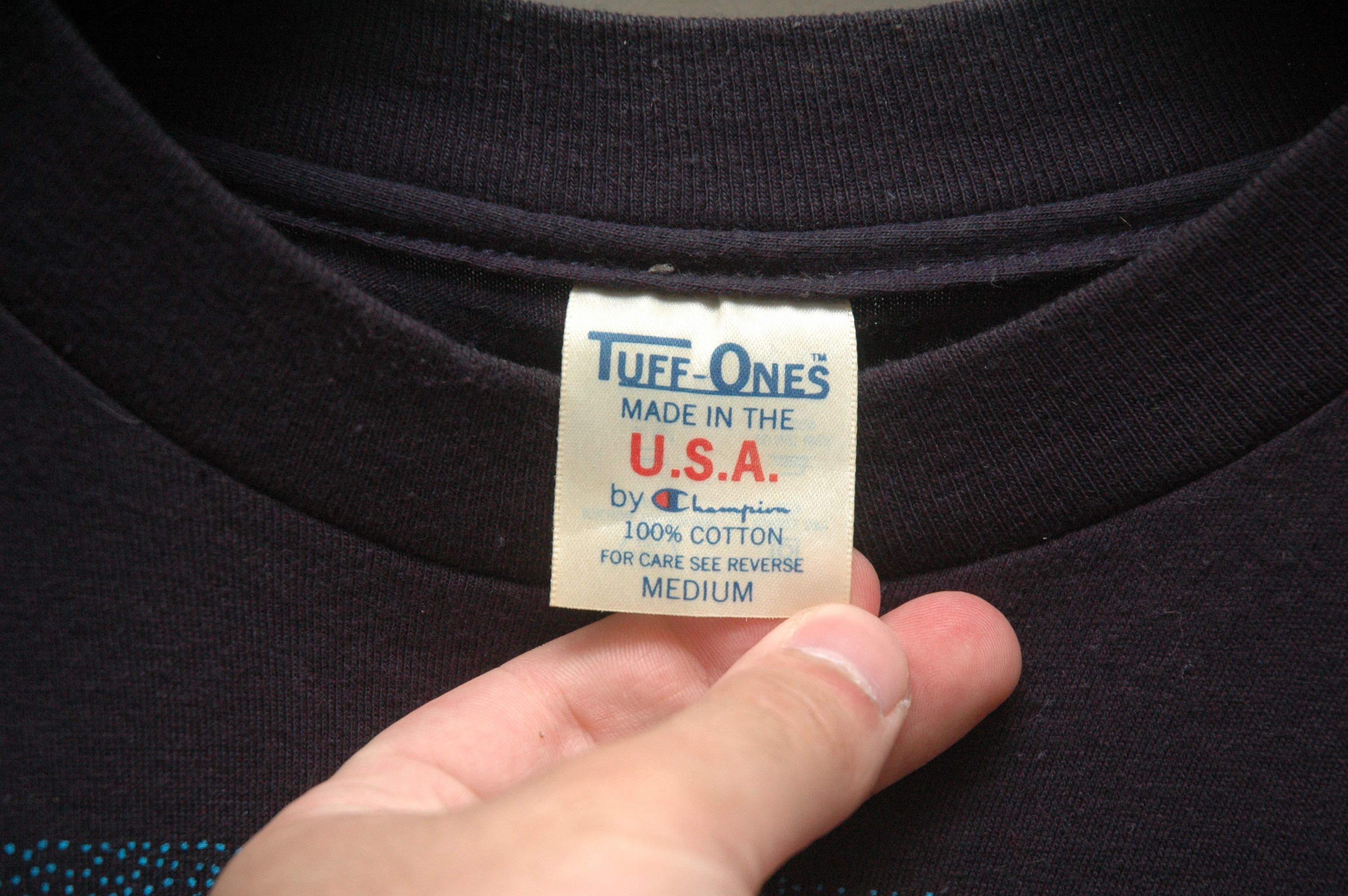 Champion 1986 Champion Vintage Made in USA x Tuff Ones Blackbird Size US M / EU 48-50 / 2 - 8 Thumbnail