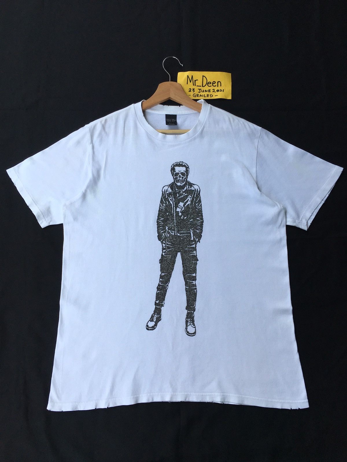 Number (N)ine Rare Number (N)ine SKULL JOE STRUMMER TEE Size US L / EU 52-54 / 3 - 2 Thumbnail