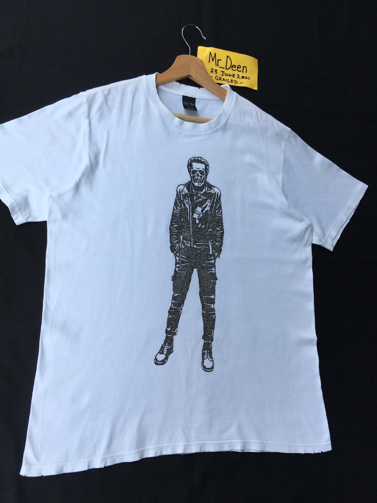 Number (N)ine Rare Number (N)ine SKULL JOE STRUMMER TEE Size US L / EU 52-54 / 3 - 3 Thumbnail