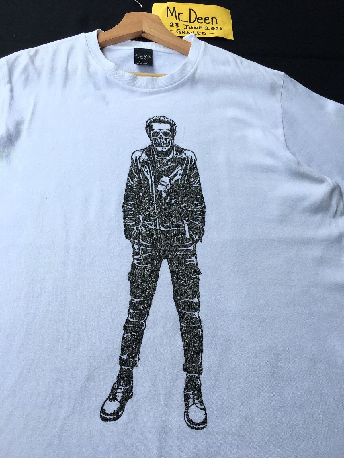 Number (N)ine Rare Number (N)ine SKULL JOE STRUMMER TEE Size US L / EU 52-54 / 3 - 10 Thumbnail