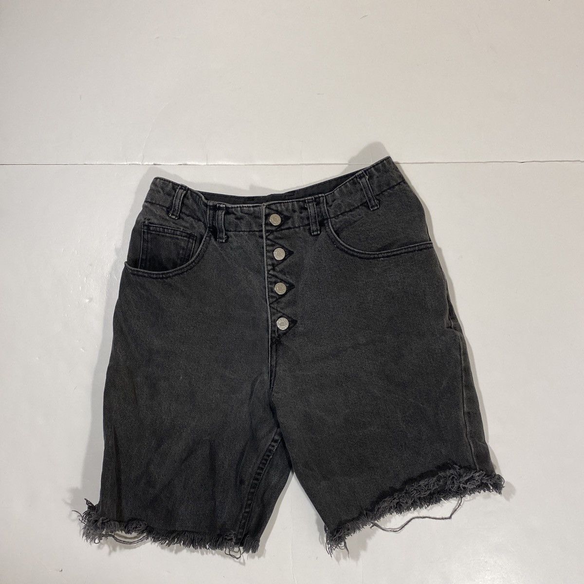 Guess × Vintage Vintage Guess Button Fly Denim Shorts Size US 28 / EU 44 - 2 Thumbnail