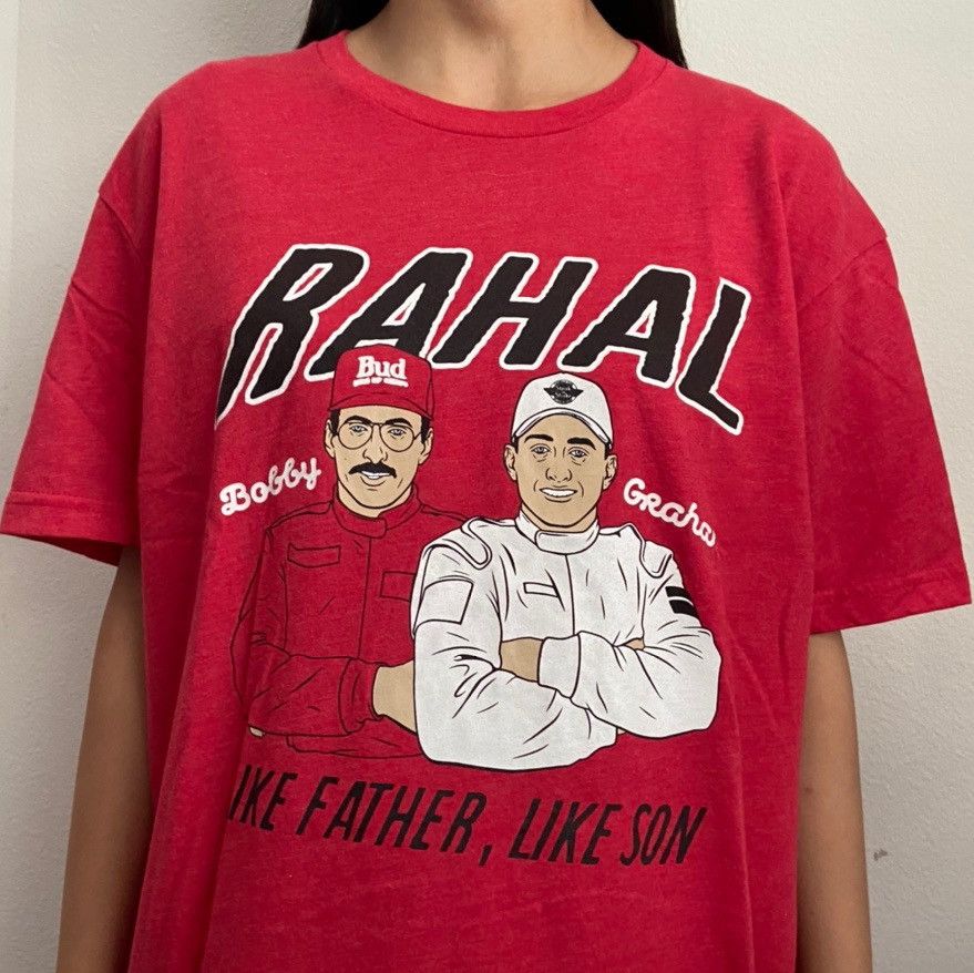 NASCAR Vintage Bahal Nascar Graphics Red Tee Shirt Size US L / EU 52-54 / 3 - 1 Thumbnail