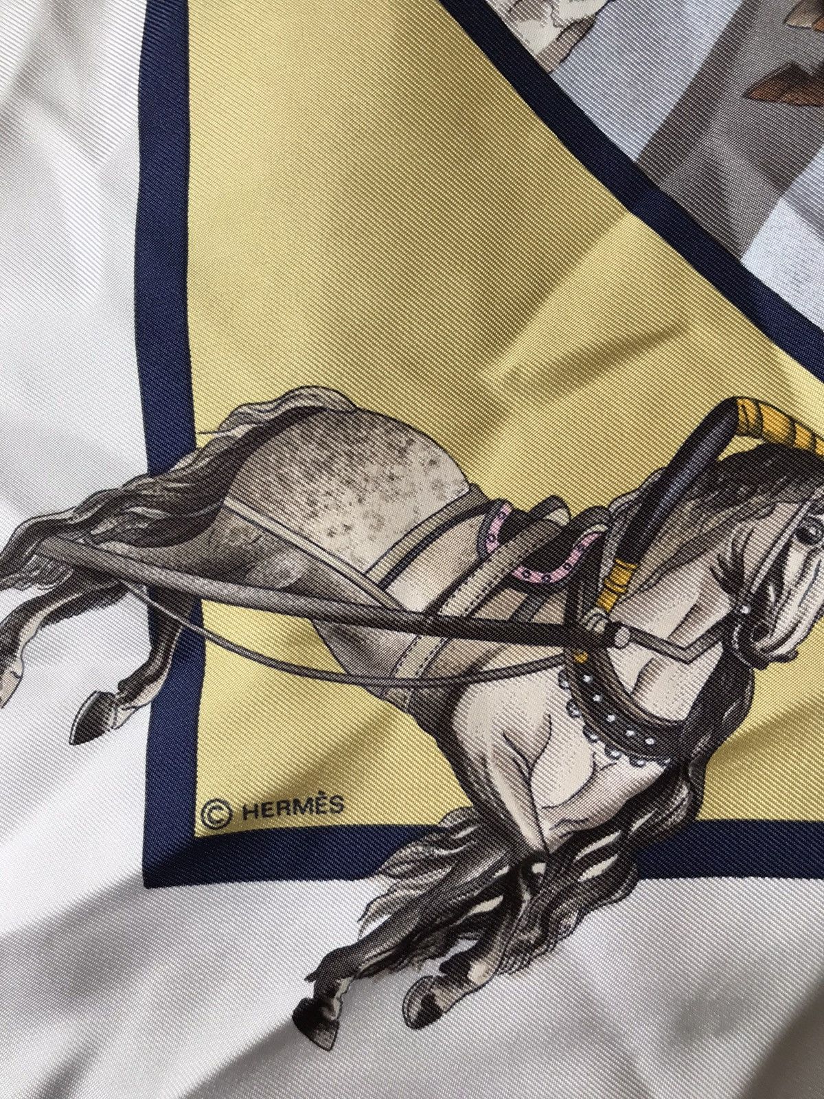 Hermes Paris The Russian Sledge or Public Carriage Scarf
