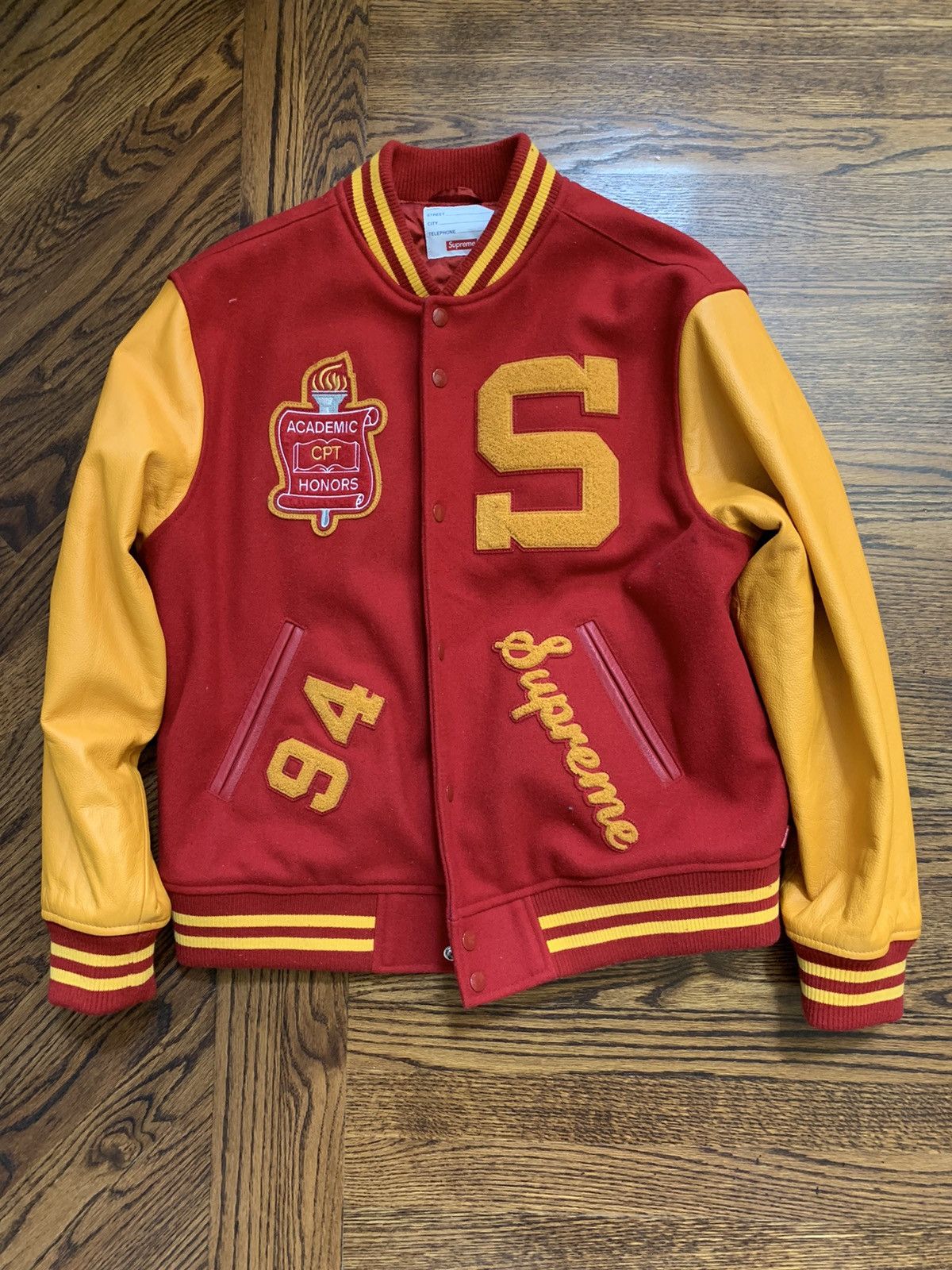 Supreme Team Varsity Jacket Red