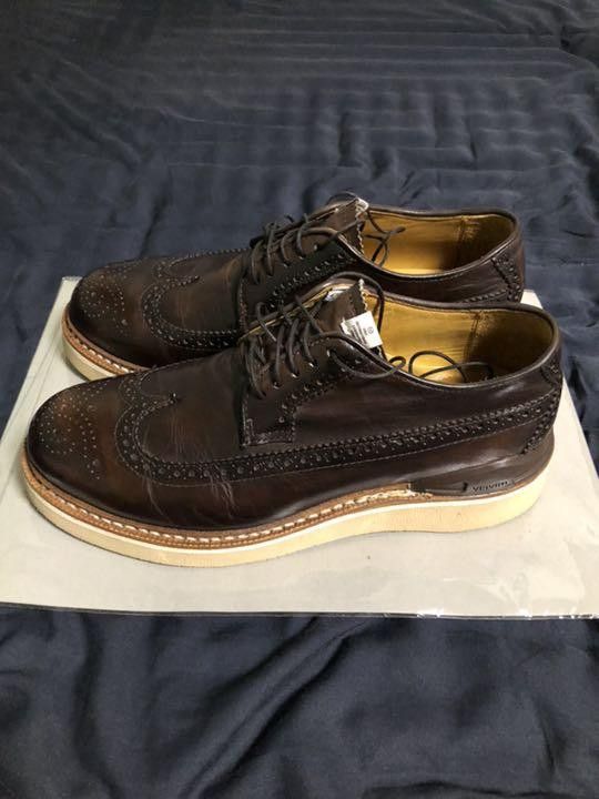 visvim PATRICIAN HI-FOLK BROWN US9.5