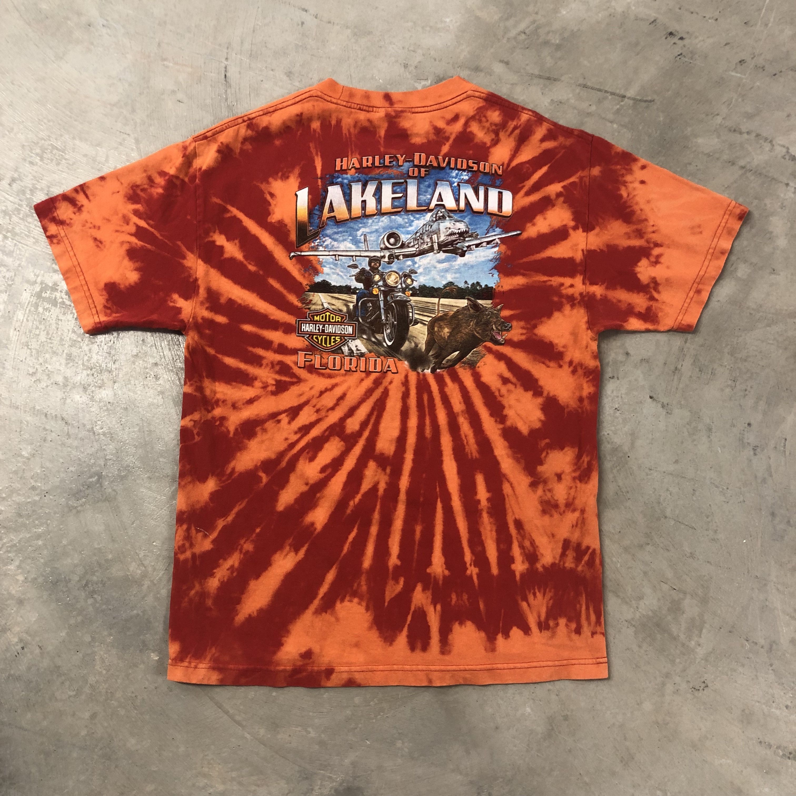 Harley Davidson × Vintage Vintage Harley Davidson Lakeland Florida A-10 Warthog Tee Size US L / EU 52-54 / 3 - 1 Thumbnail