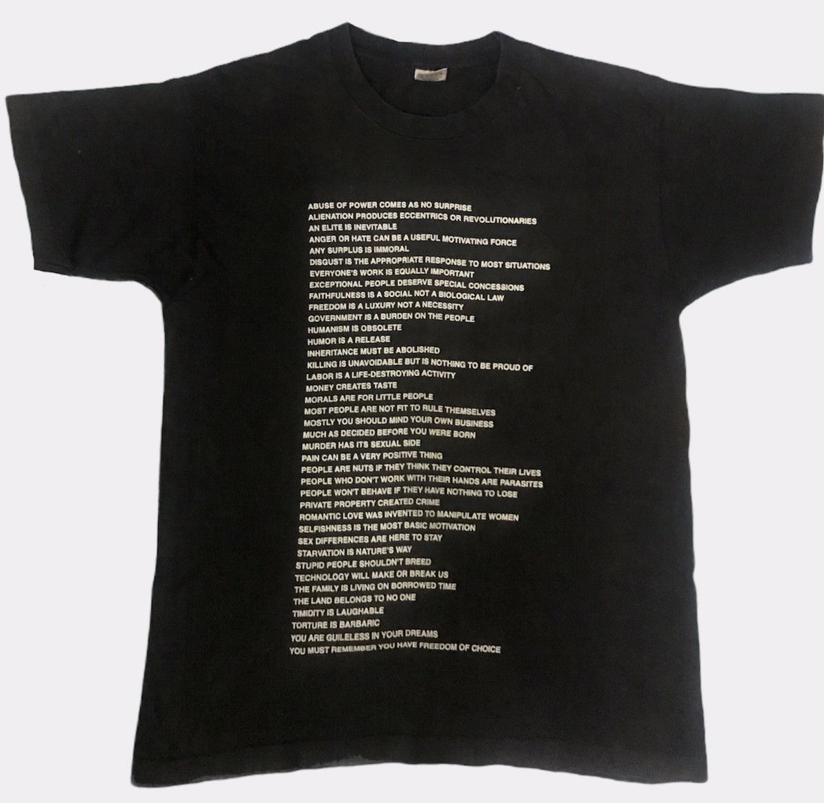 Vintage Jenny Holzer ‘Trueisms’ 1987 Neo-Conceptual Art