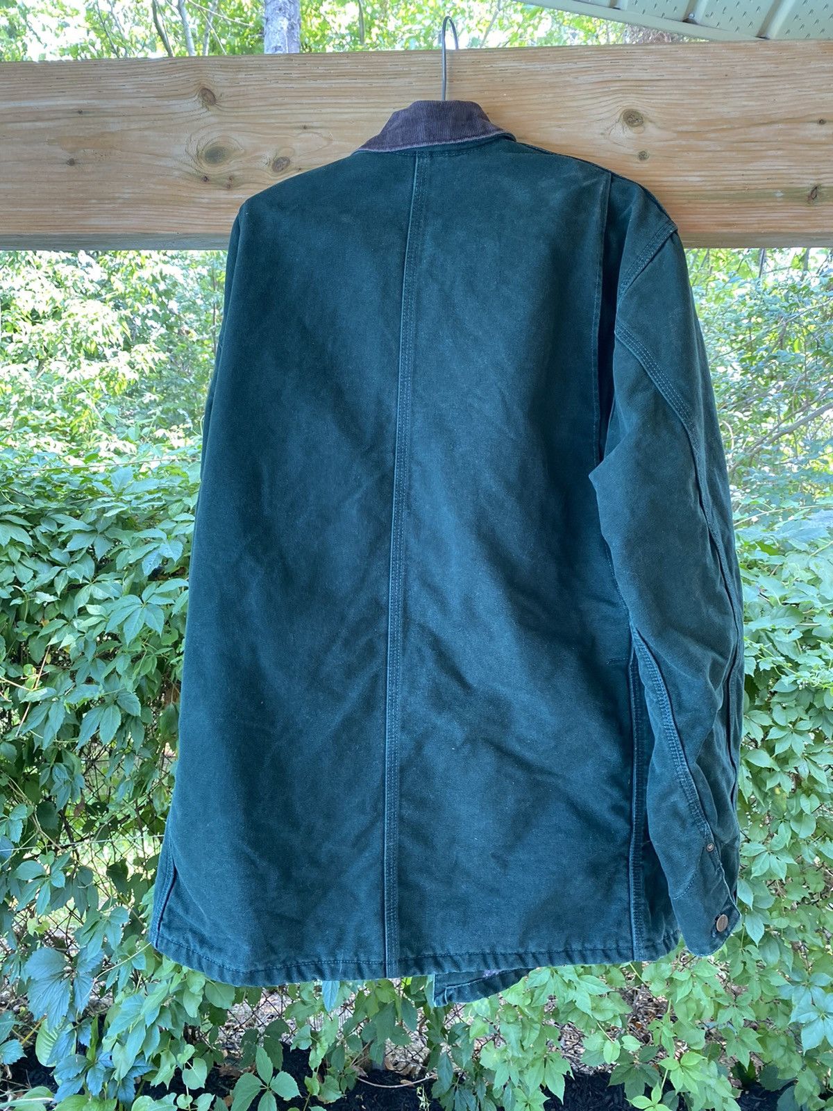 Carhartt Vintage Carhartt Chore Coat - Green Made In USA 90s Detroit Size US L / EU 52-54 / 3 - 3 Thumbnail