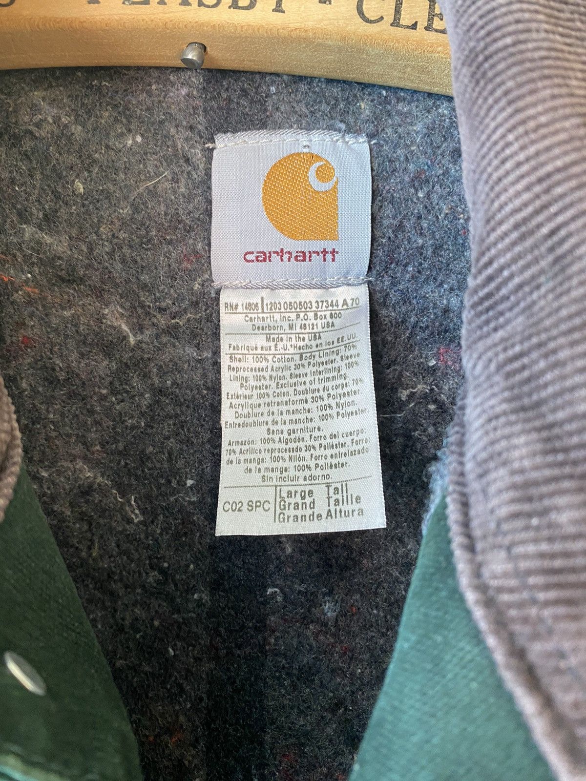 Carhartt Vintage Carhartt Chore Coat - Green Made In USA 90s Detroit Size US L / EU 52-54 / 3 - 4 Thumbnail