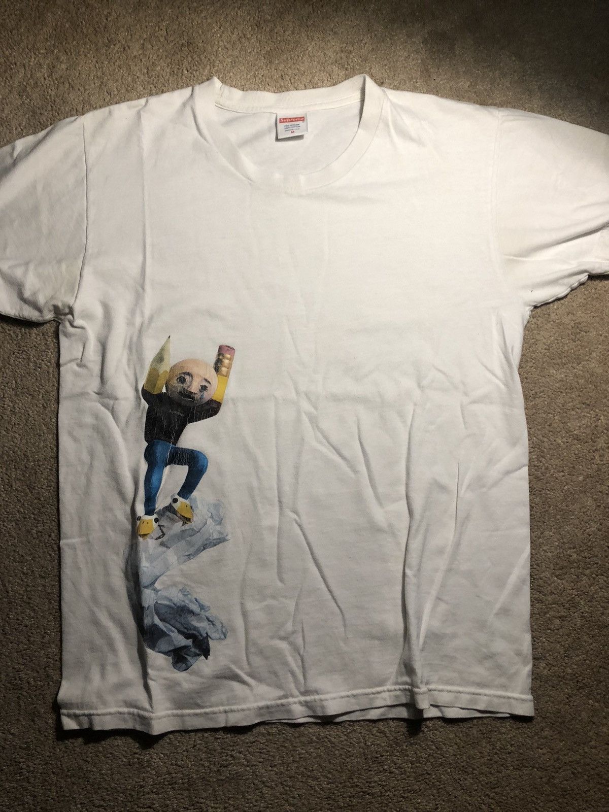 Supreme Supreme Mike Hill regretter tee 2017 Ss Sz Medium | Grailed