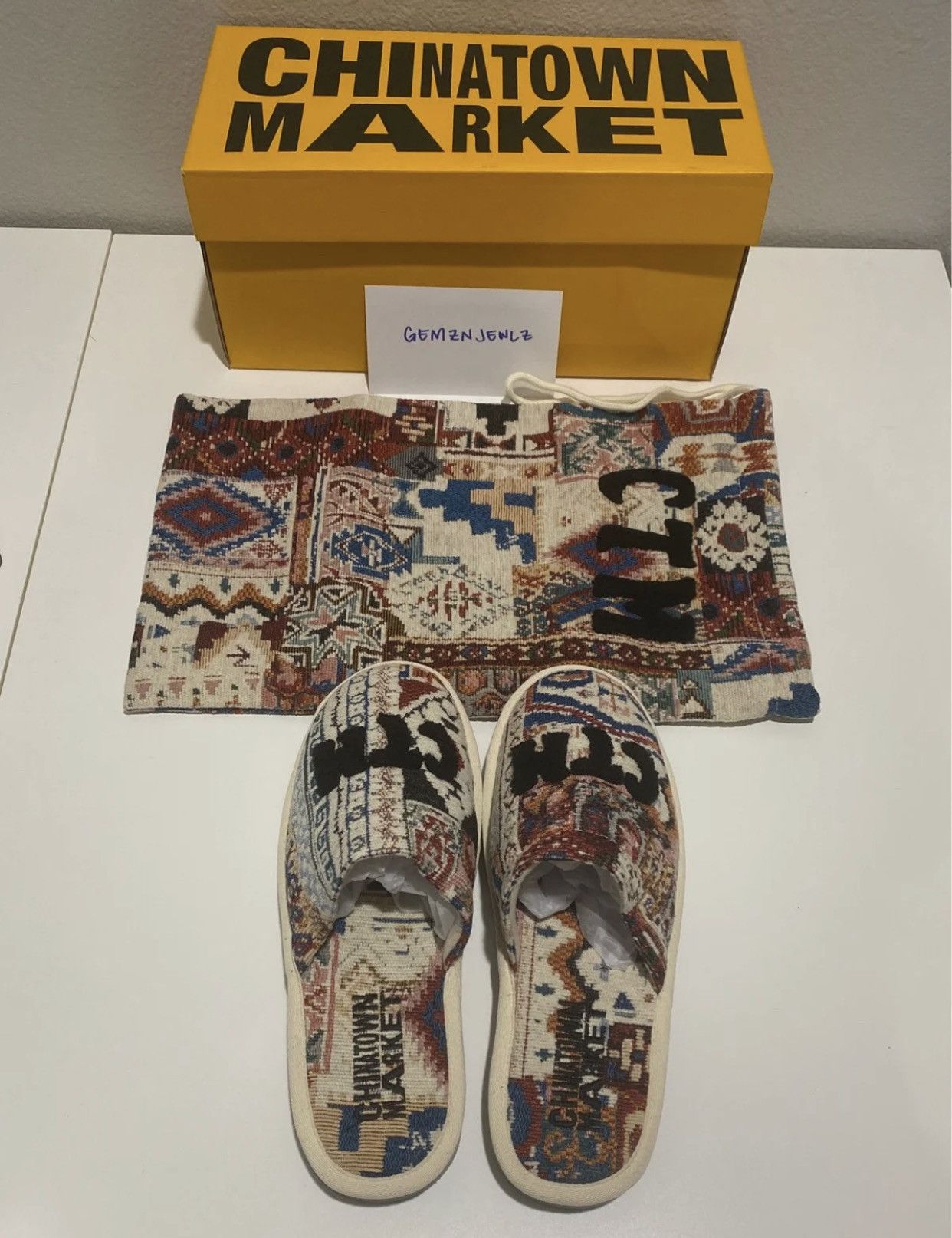 Market Chinatown Market Patchwork Slipper display picture 1