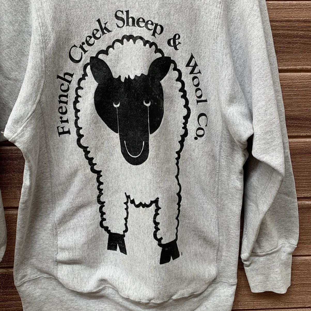 Vintage (A13) Sweatshirt Long French Creek Sheep & Wool Co Baa Baa 